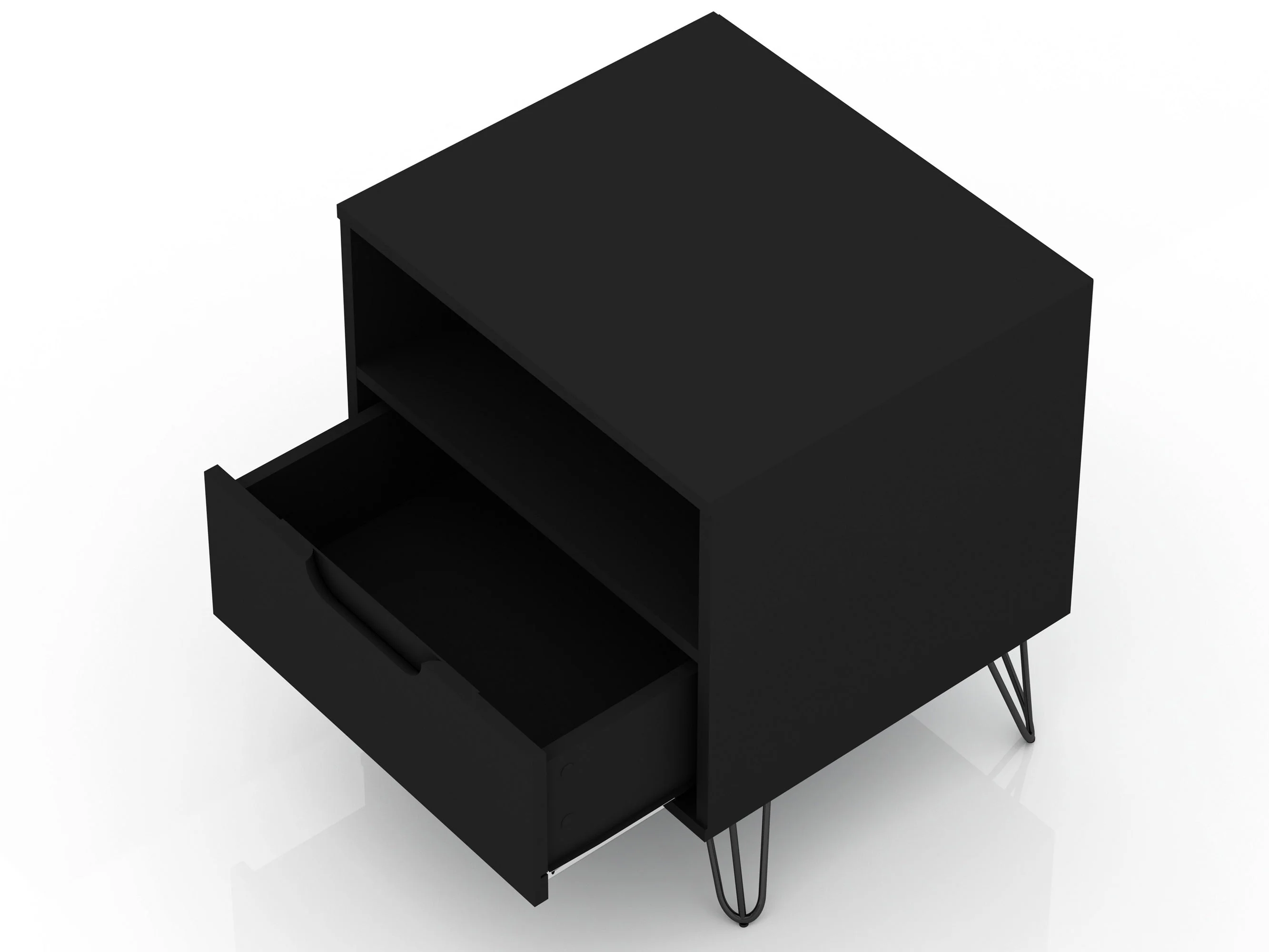 Rockefeller Nightstand 1.0 in Black (set of 2) - Image 6