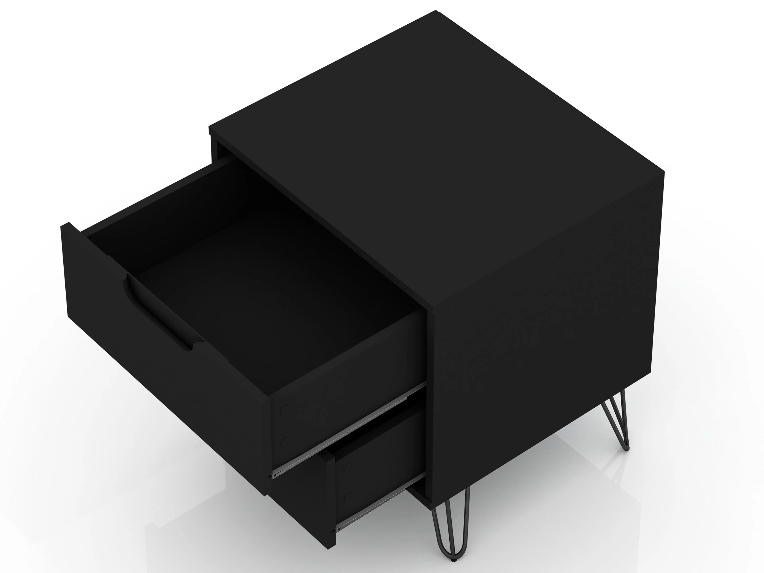 Rockefeller Nightstand 2.0 in Black (set of 2) - Image 6