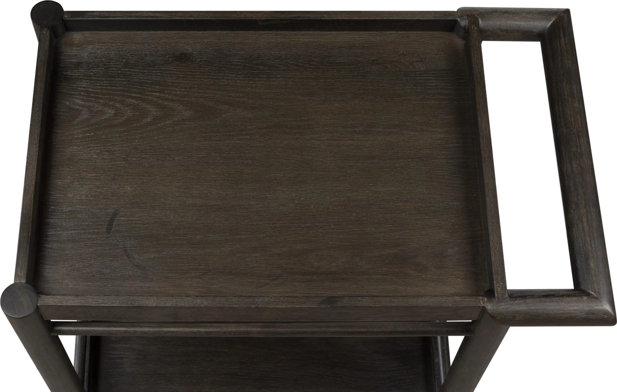 Rockport Yin Two Shelf Rolling Bar Cart - Image 6