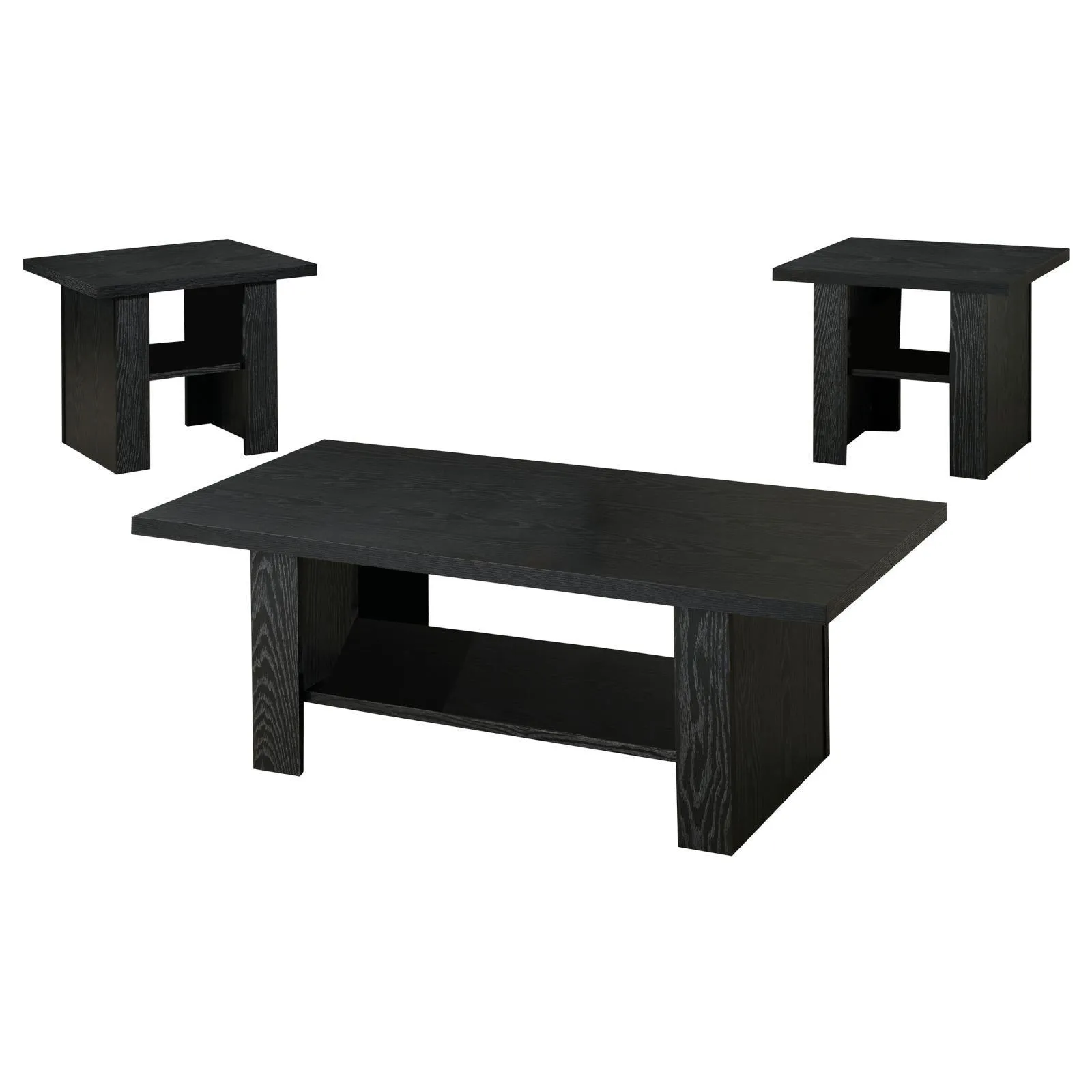 Rodez Black Oak 3-Piece Occasional Table Set - Image 4