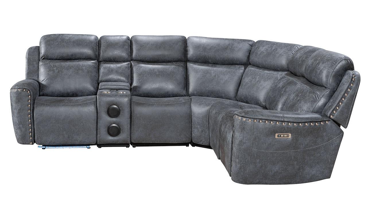 Romi Grey Power Reclining Sectional [Special Price] - Image 4