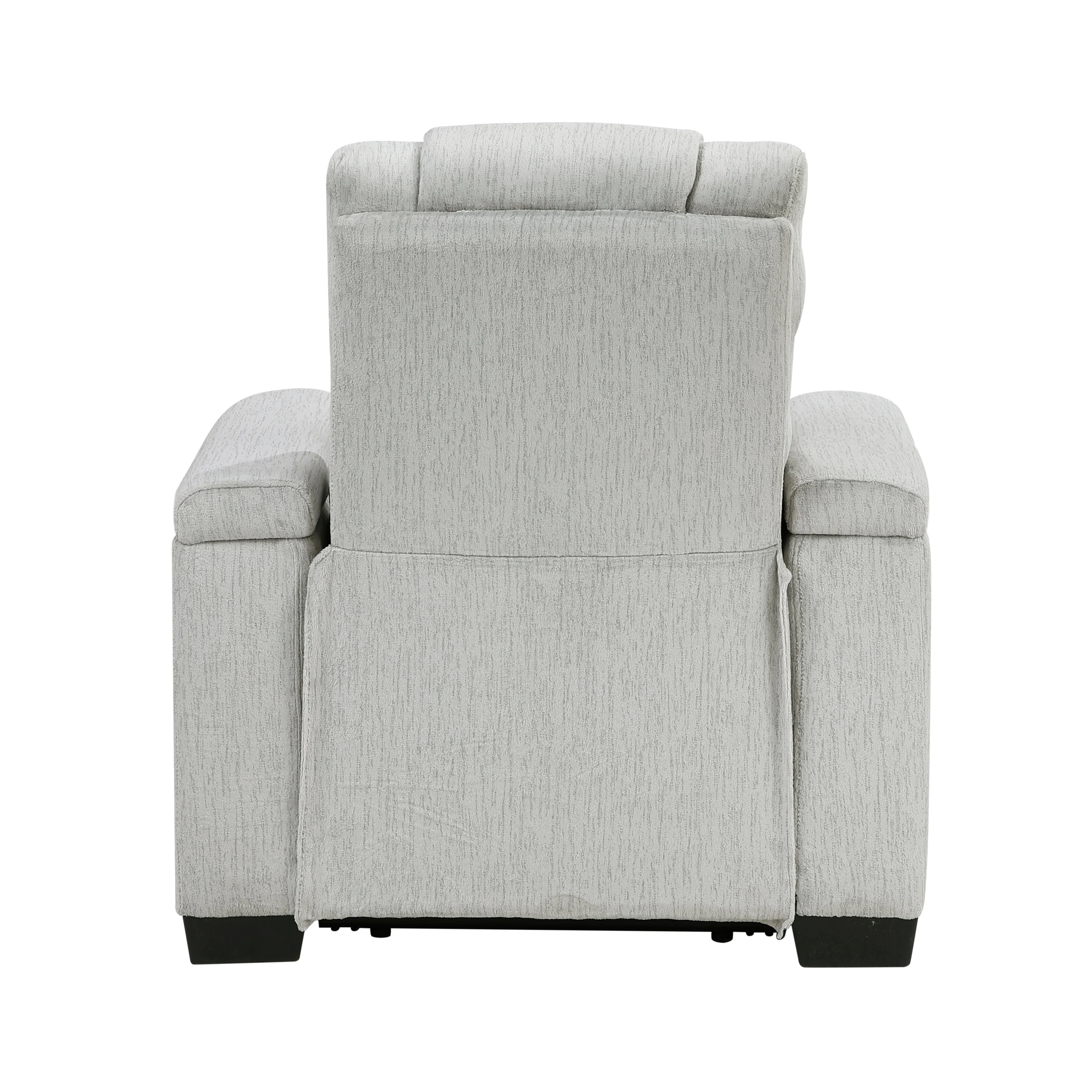 Ronan Light Gray Double Reclining Living Room Set - Image 24