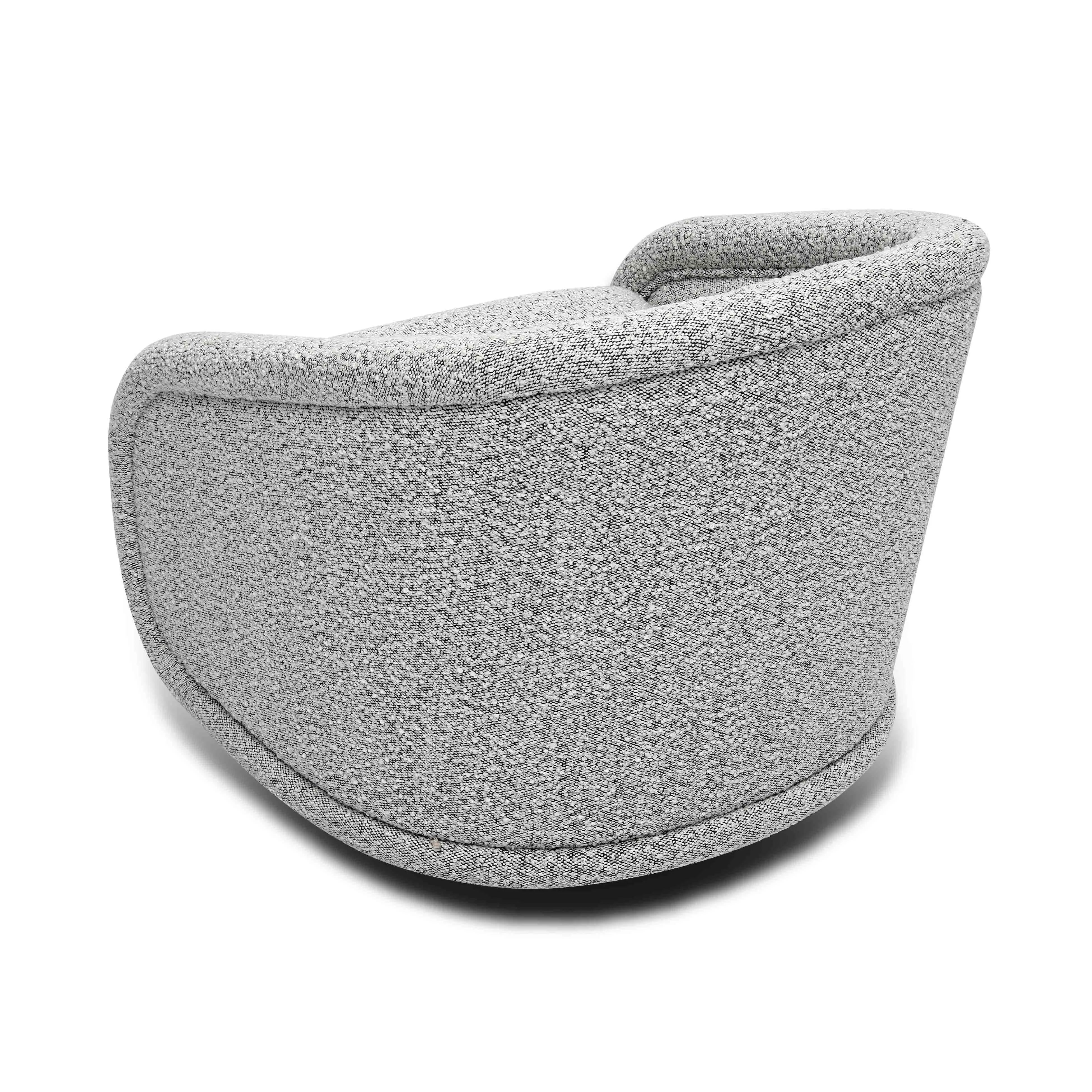 Rory Boucle Swivel Chair - Image 11