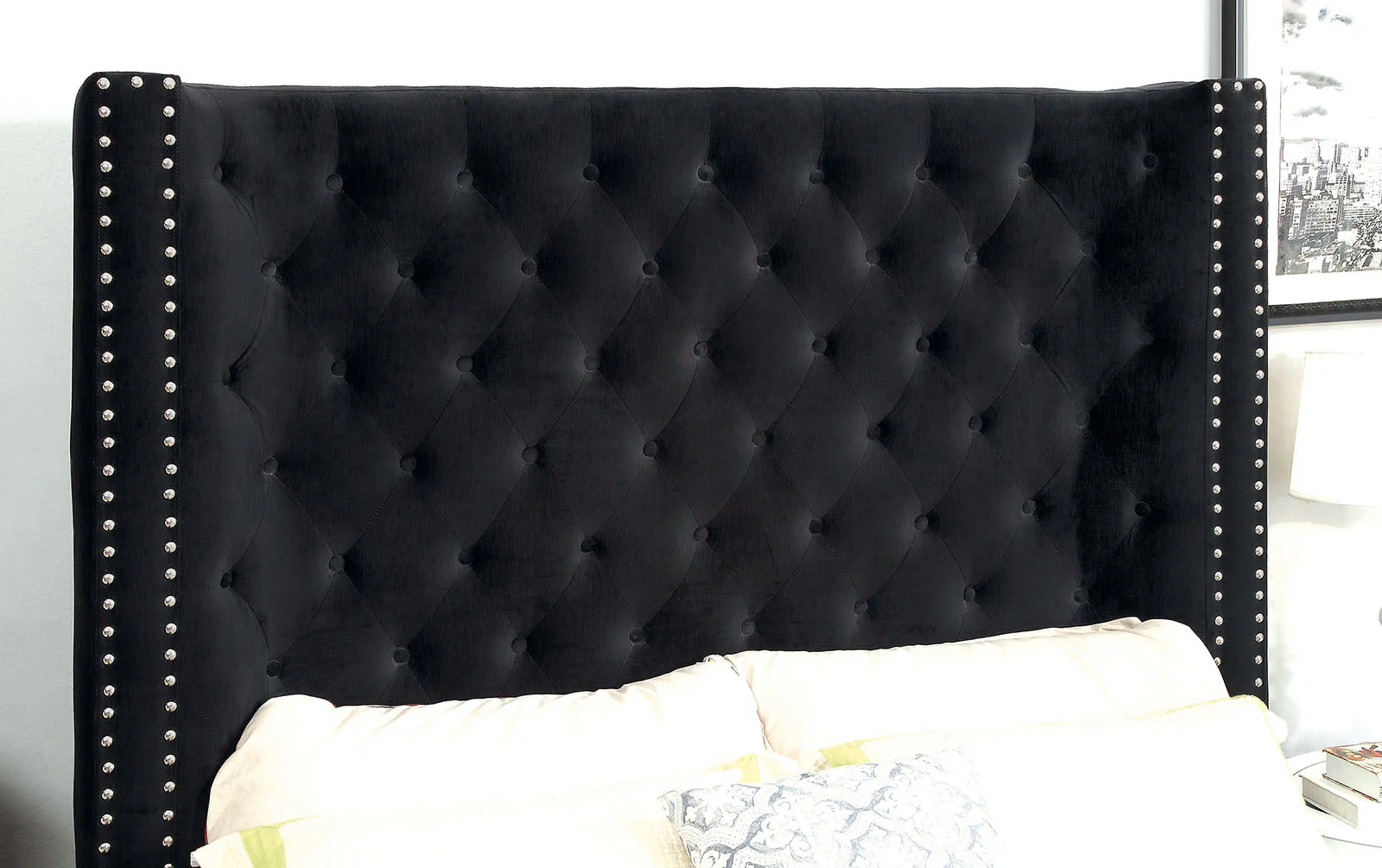 Rosabelle Black Queen Bed - Image 2