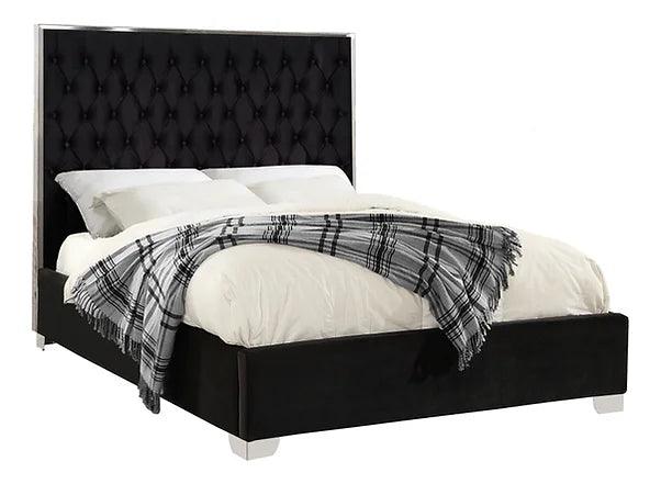 Rose Black Queen Platform Bed - Image 2