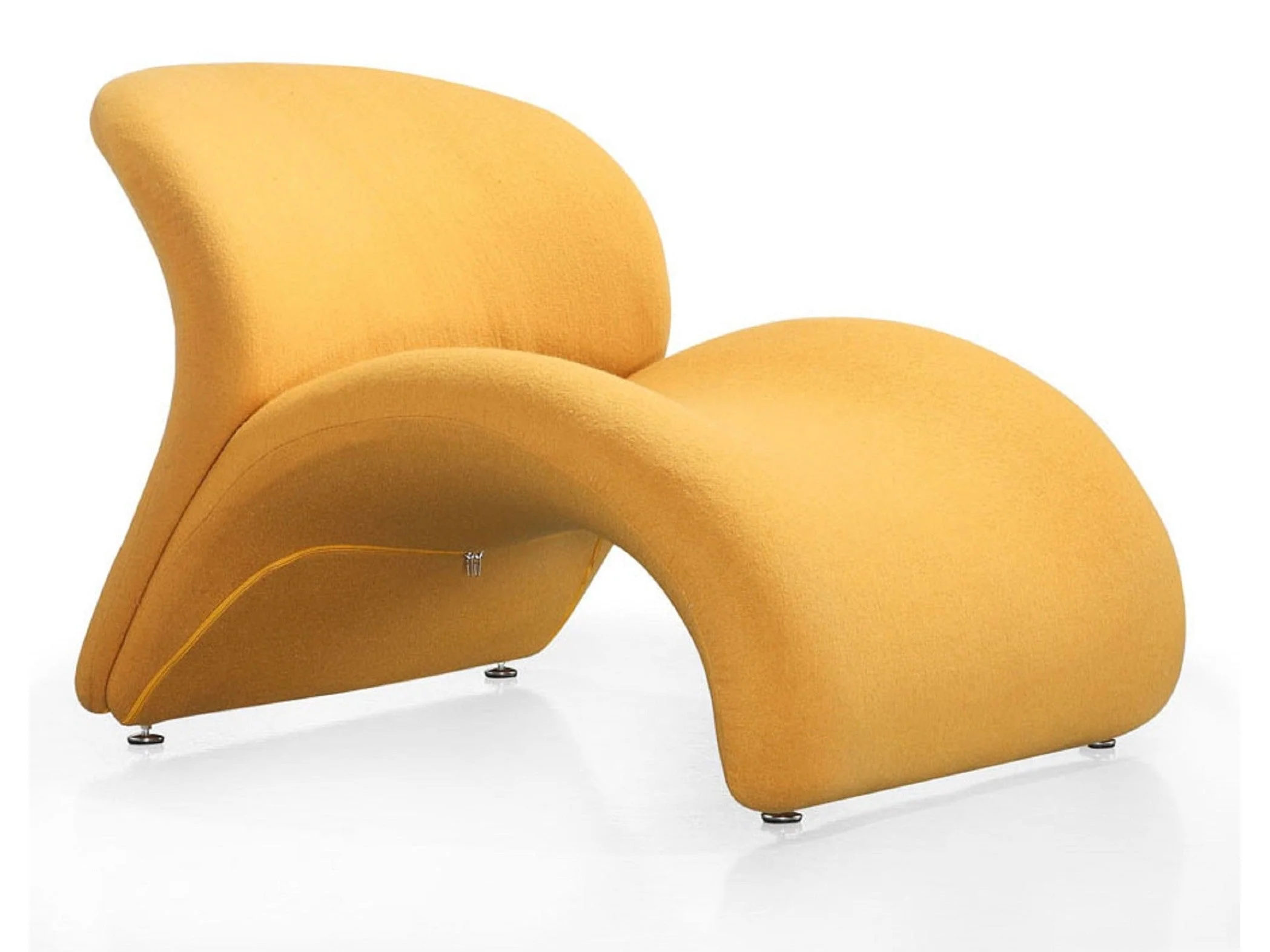 Rosebud Accent Chair in Yellow