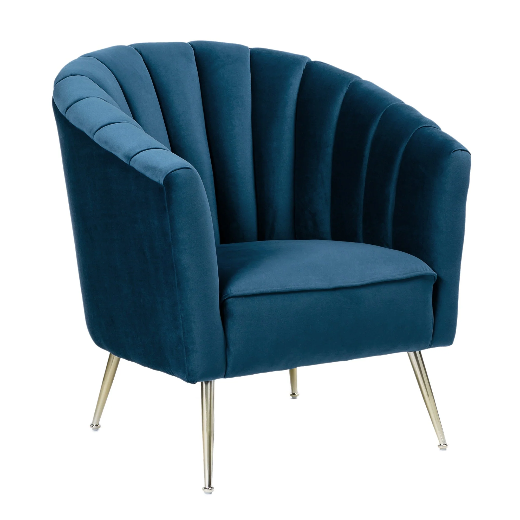 Rosemont Accent Chair in Blue and Gold (set of 2) - Image 3
