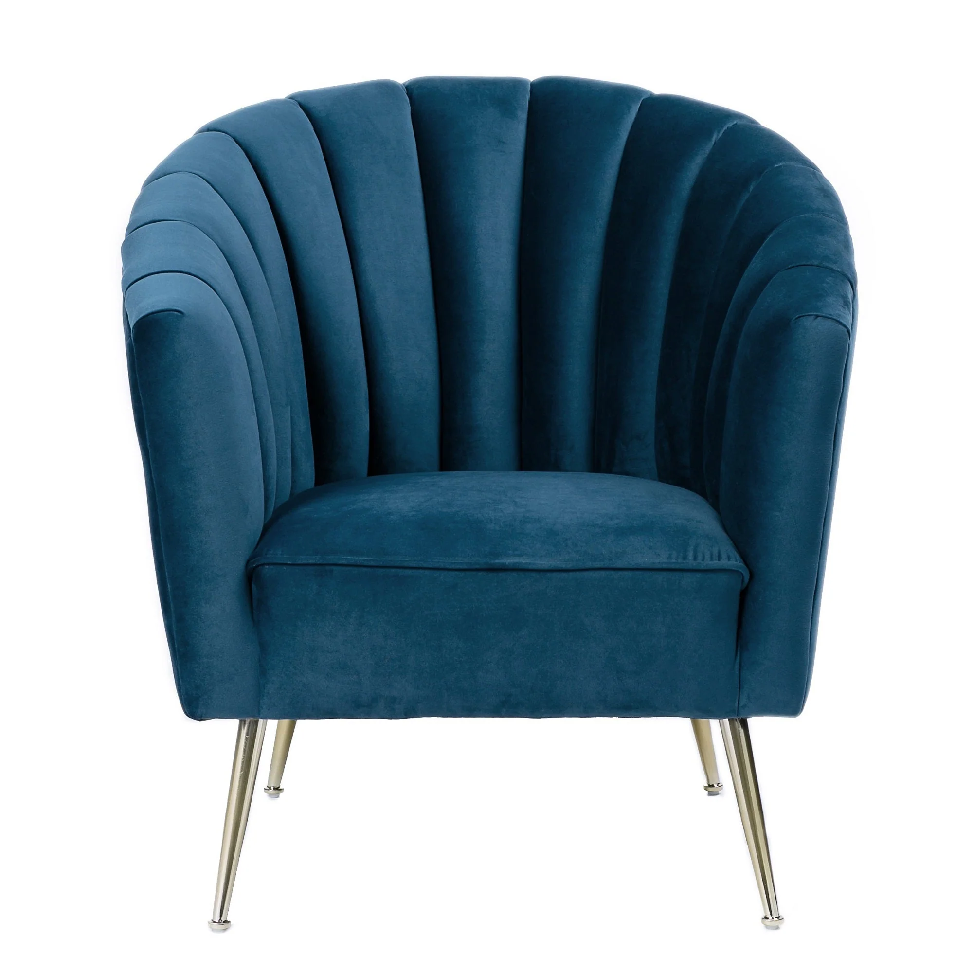 Rosemont Accent Chair in Blue and Gold (set of 2) - Image 4