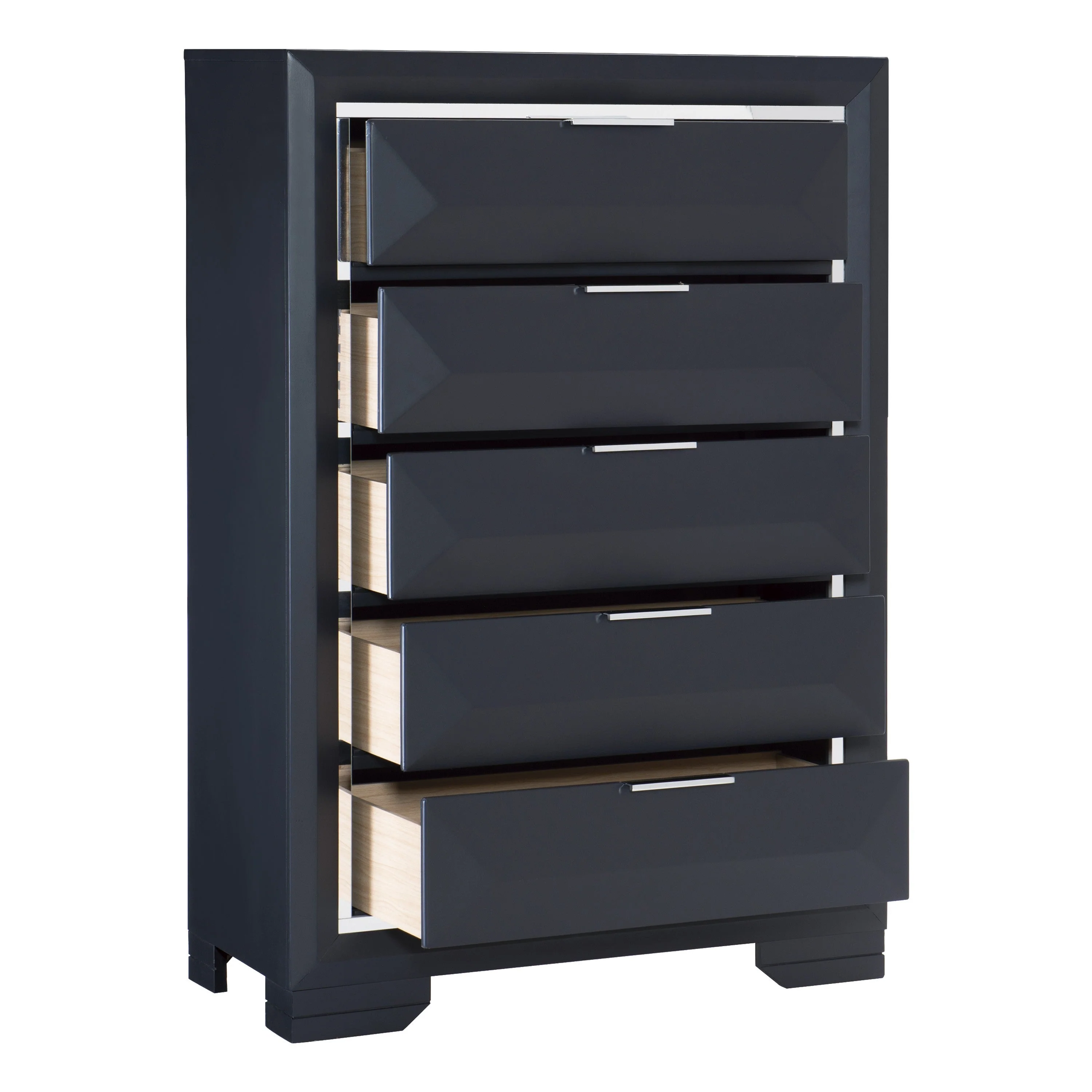 Rosemont Midnight Blue Storage Platform Bedroom Set - Image 16