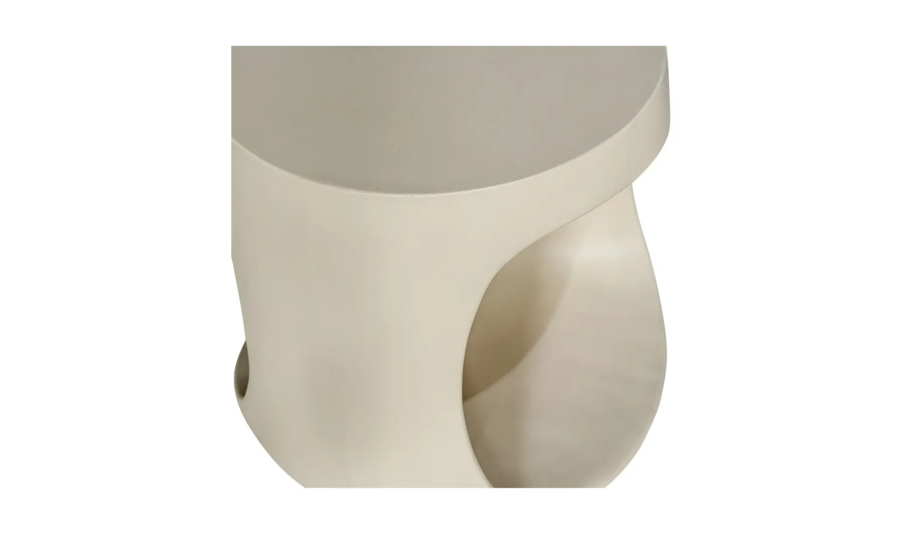 Rothko Outdoor Stool Cream - Image 4