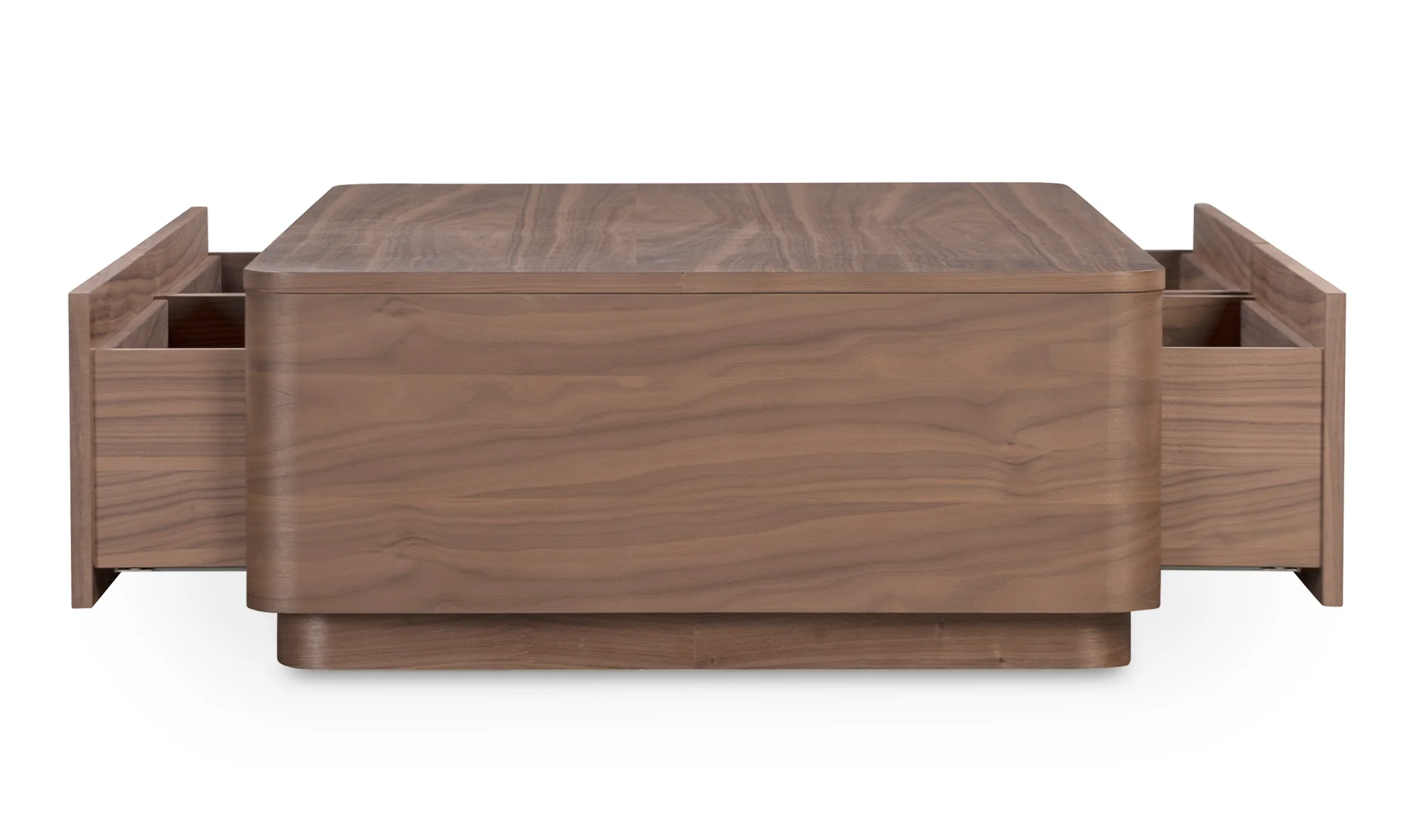 Round Off Coffee Table Walnut Brown - Image 6