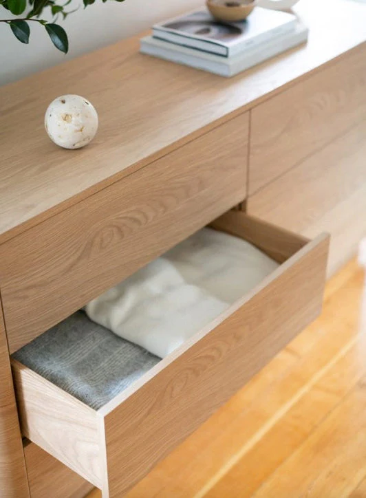 Round Off Dresser Light Oak Brown - Image 5