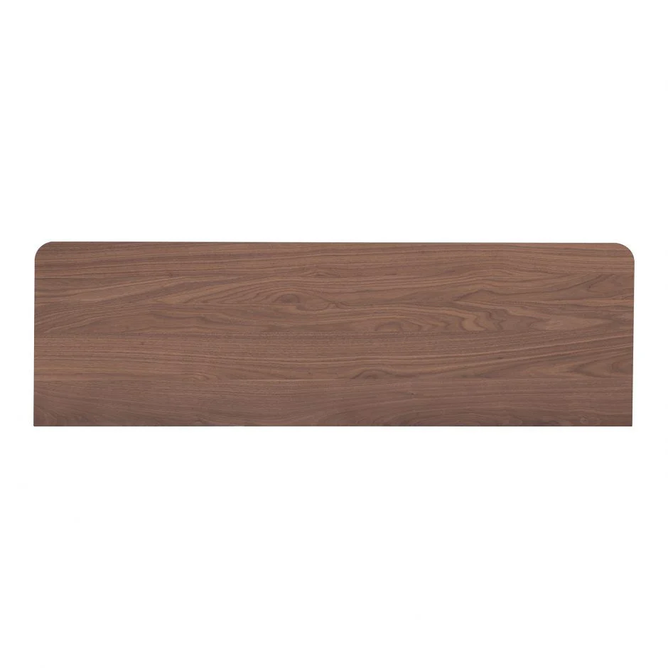 Round Off Dresser Walnut Brown - Image 6