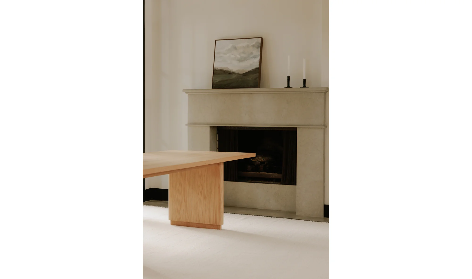 Round Off Large Dining Table Natural Oak - Image 3