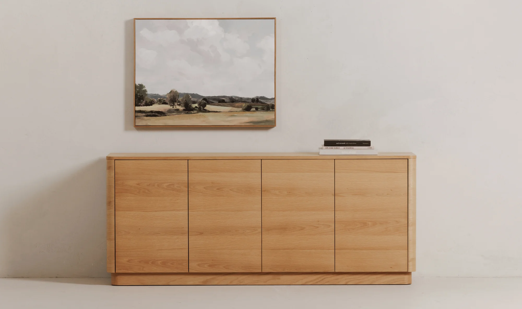 Round Off Sideboard Natural Oak - Image 9