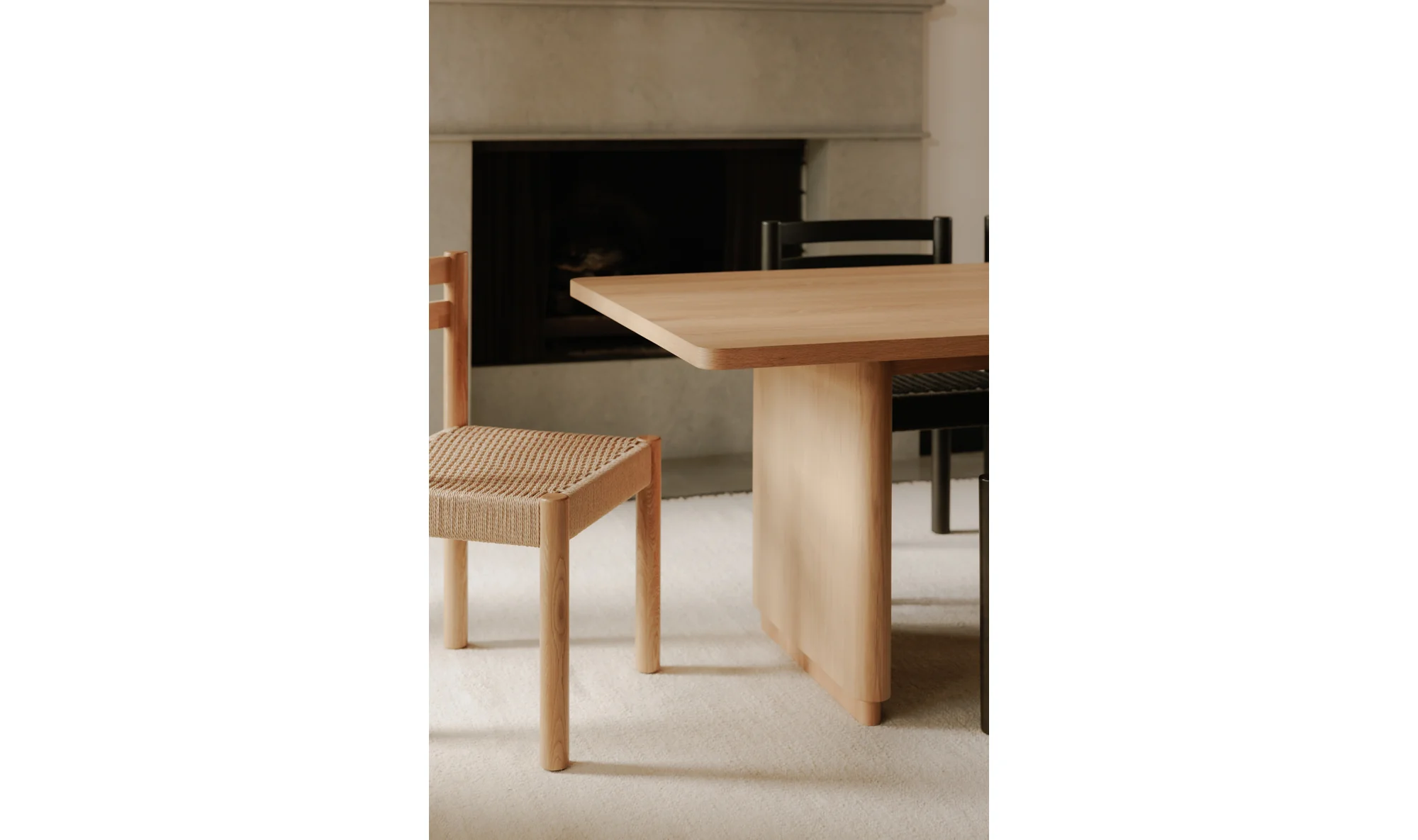 Round Off Small Dining Table Natural Oak - Image 7