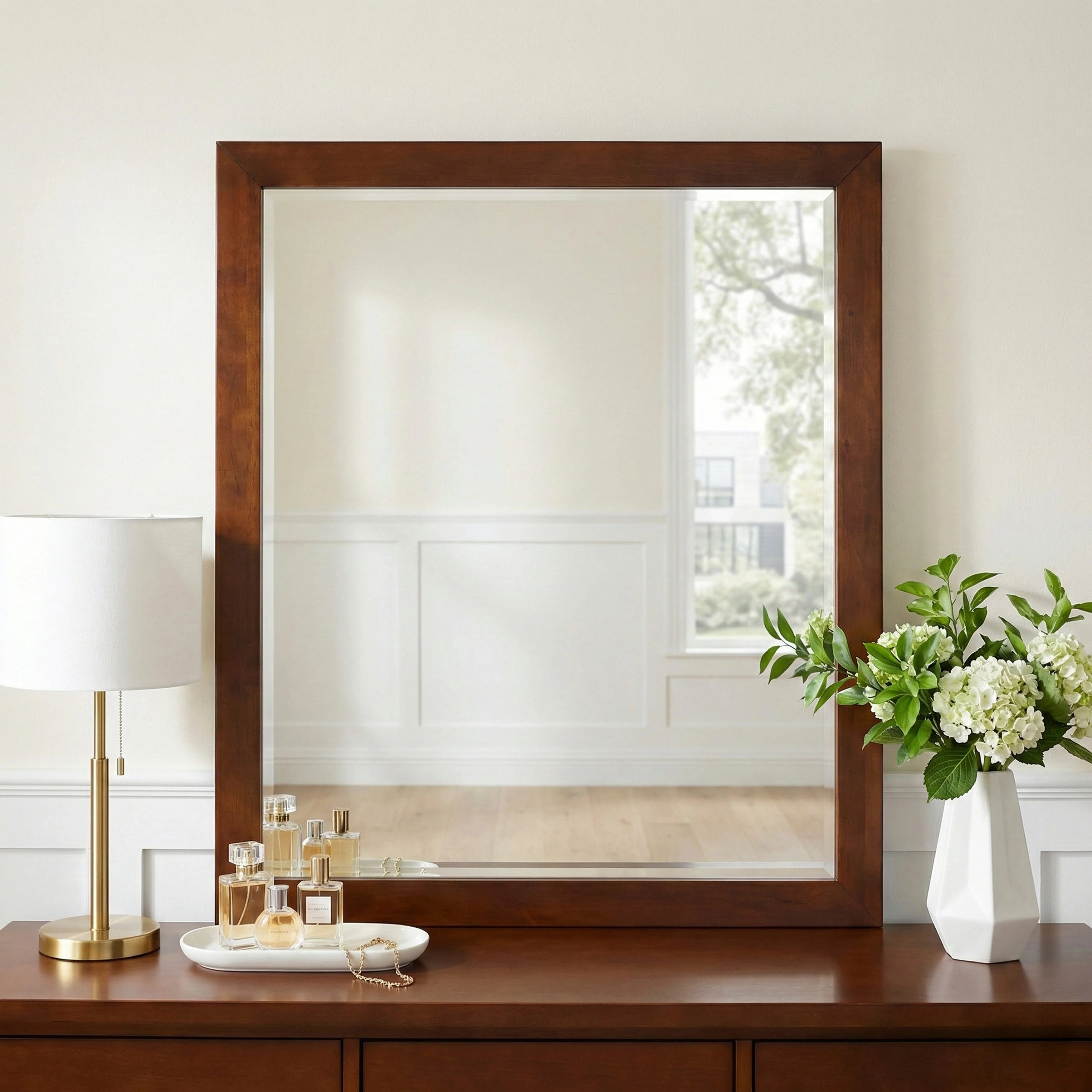 Rowe Dark Cherry Mirror - Image 12