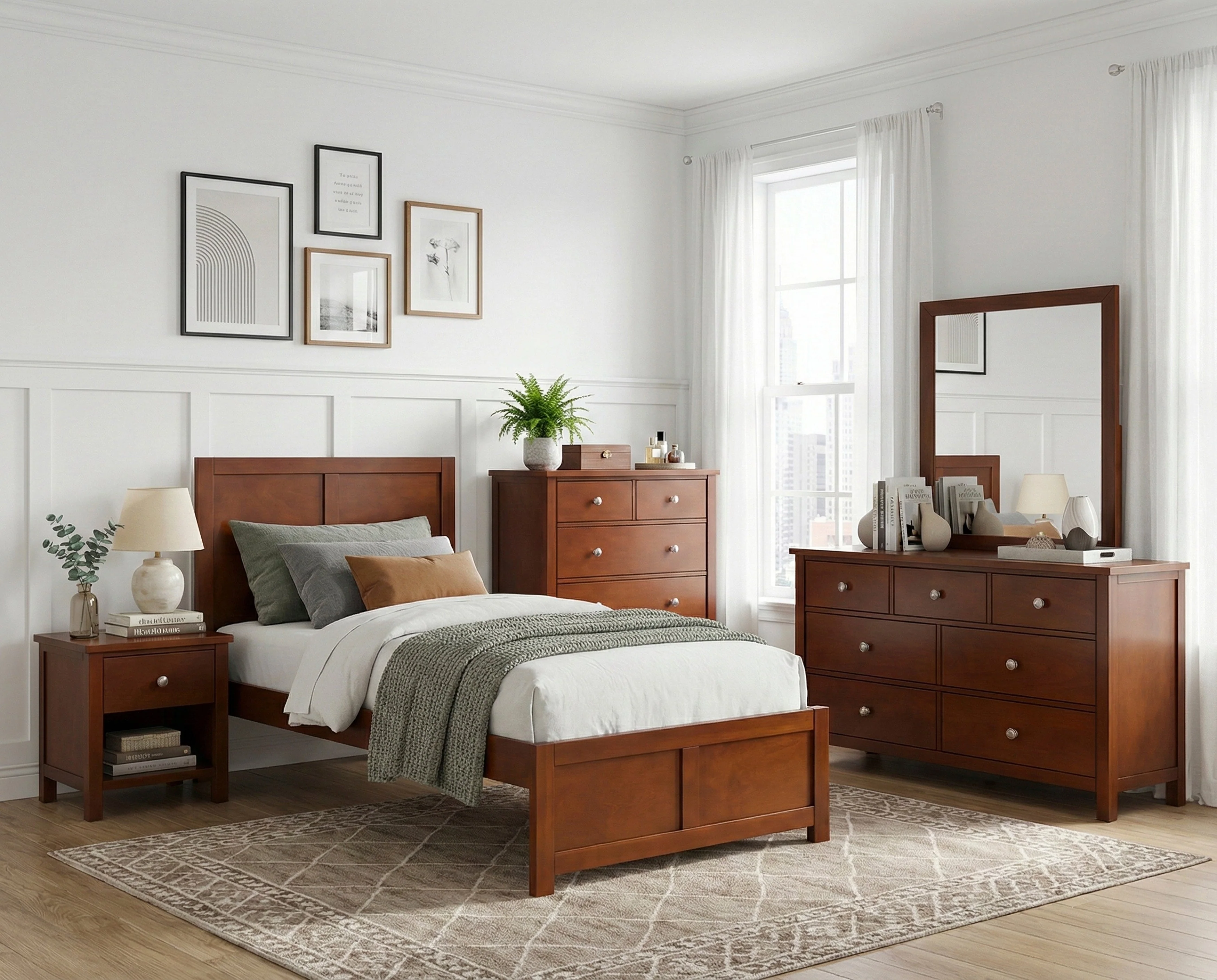 Rowe Dark Cherry Mirror - Image 16
