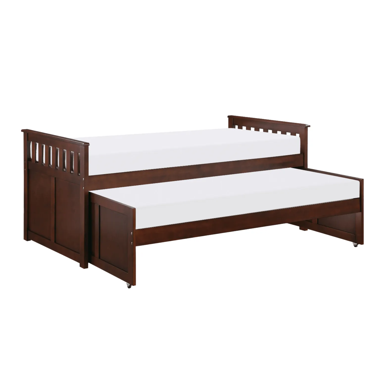 Rowe Dark Cherry Twin/Twin Bed - Image 2