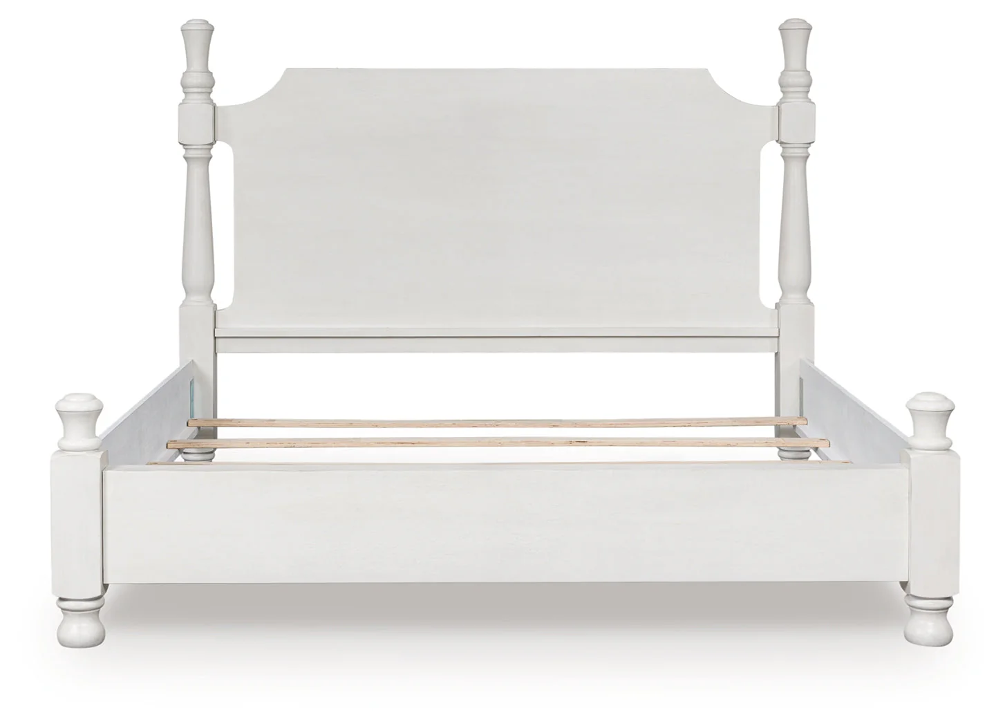 Rowlenstown Antique White California King Poster Bed - Image 2
