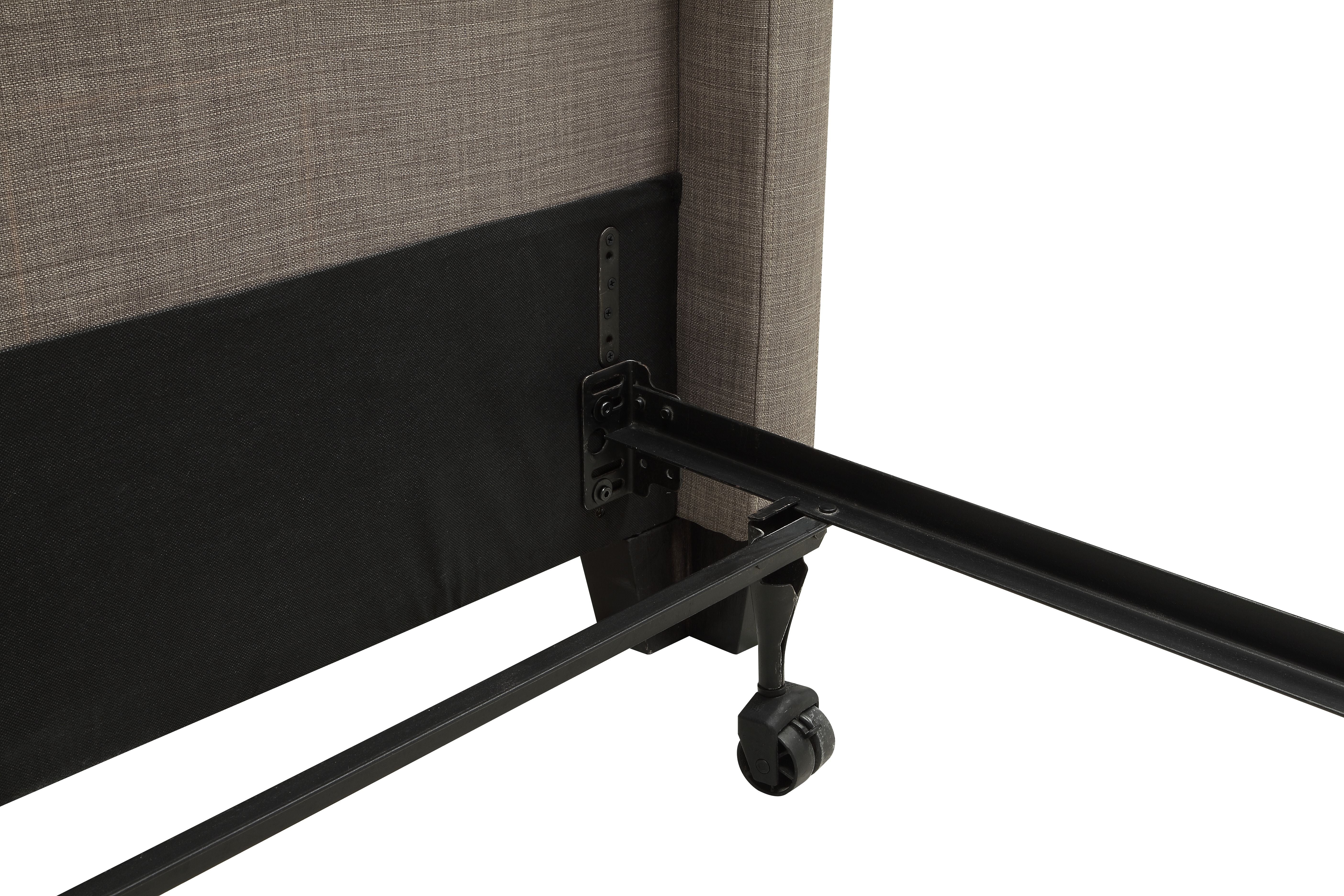 Royal Tufted Upholstered Headboard in Dolphin Linen - Image 8