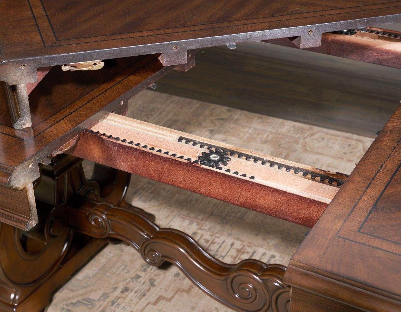 Royale 76-96 inch Table with 20 inch Leaf - Image 4