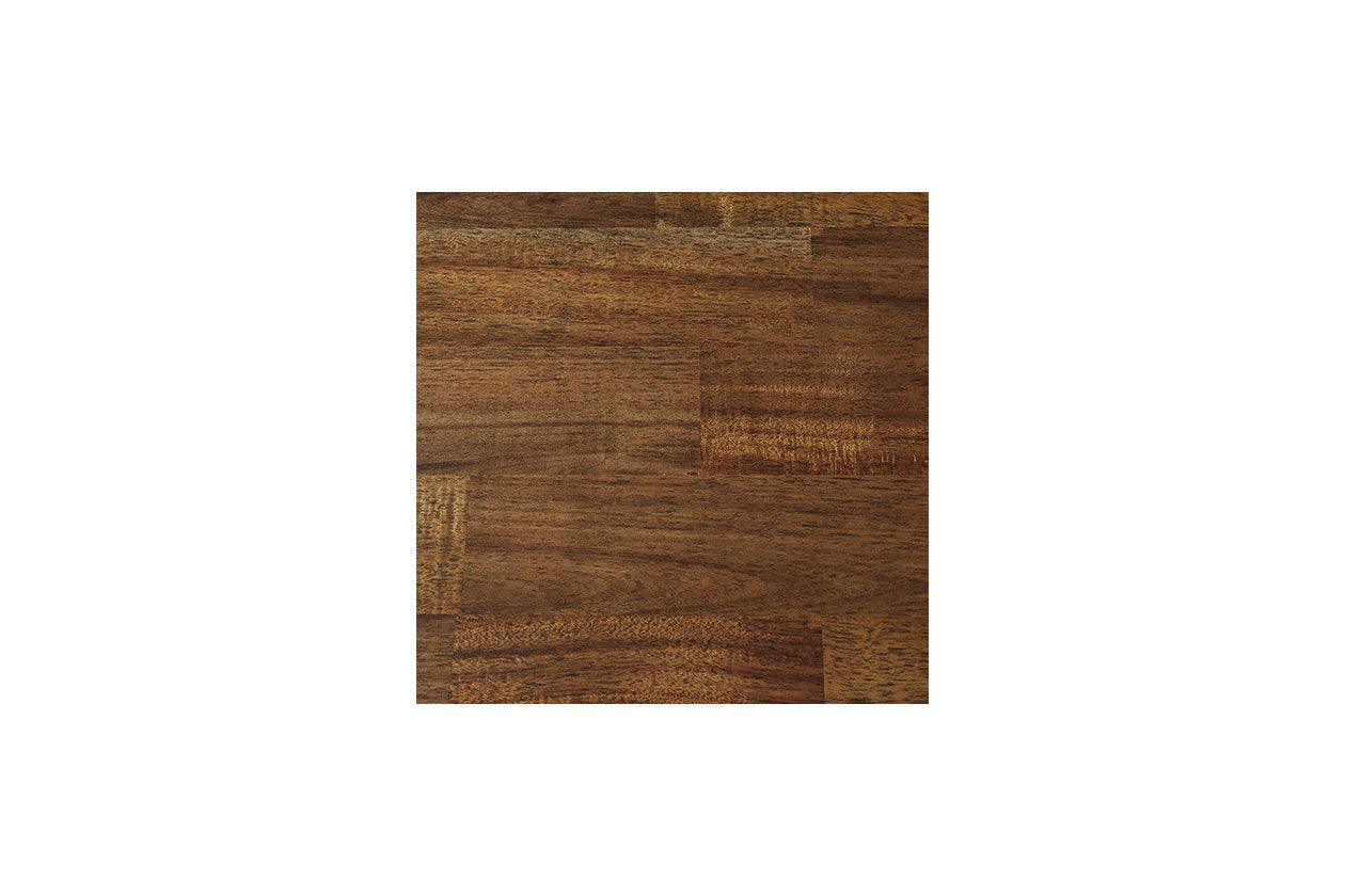 Roybeck Light Brown/Bronze Accent Cabinet - Image 5