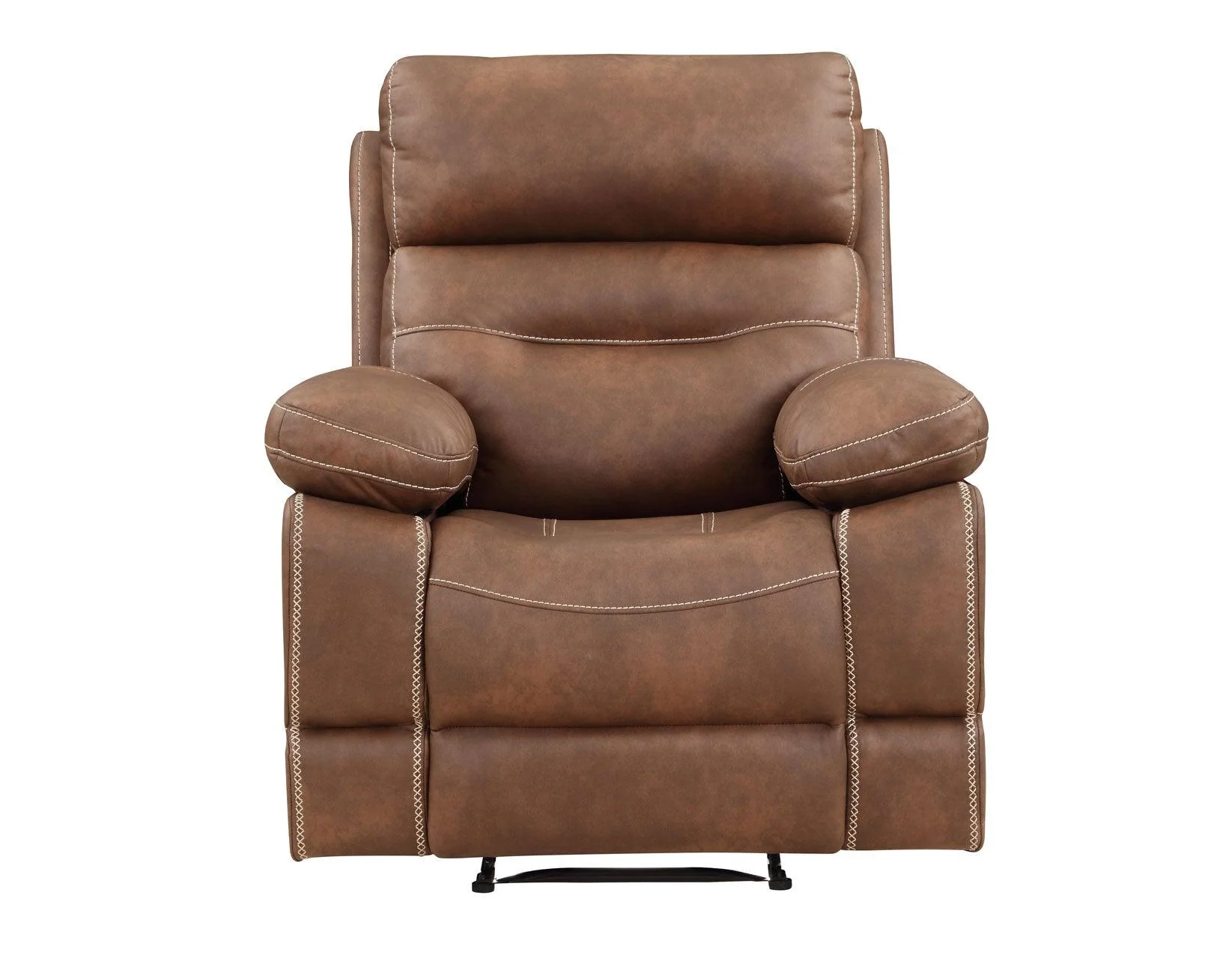 Rudger 3-Piece Brown Manual Motion Reclining Set - Image 11