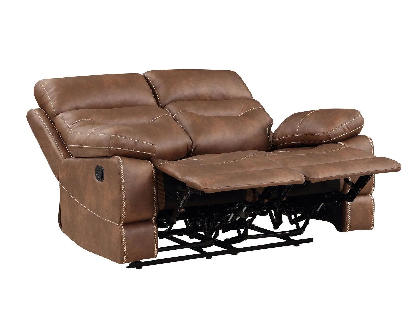 Rudger 3-Piece Brown Manual Motion Reclining Set - Image 14