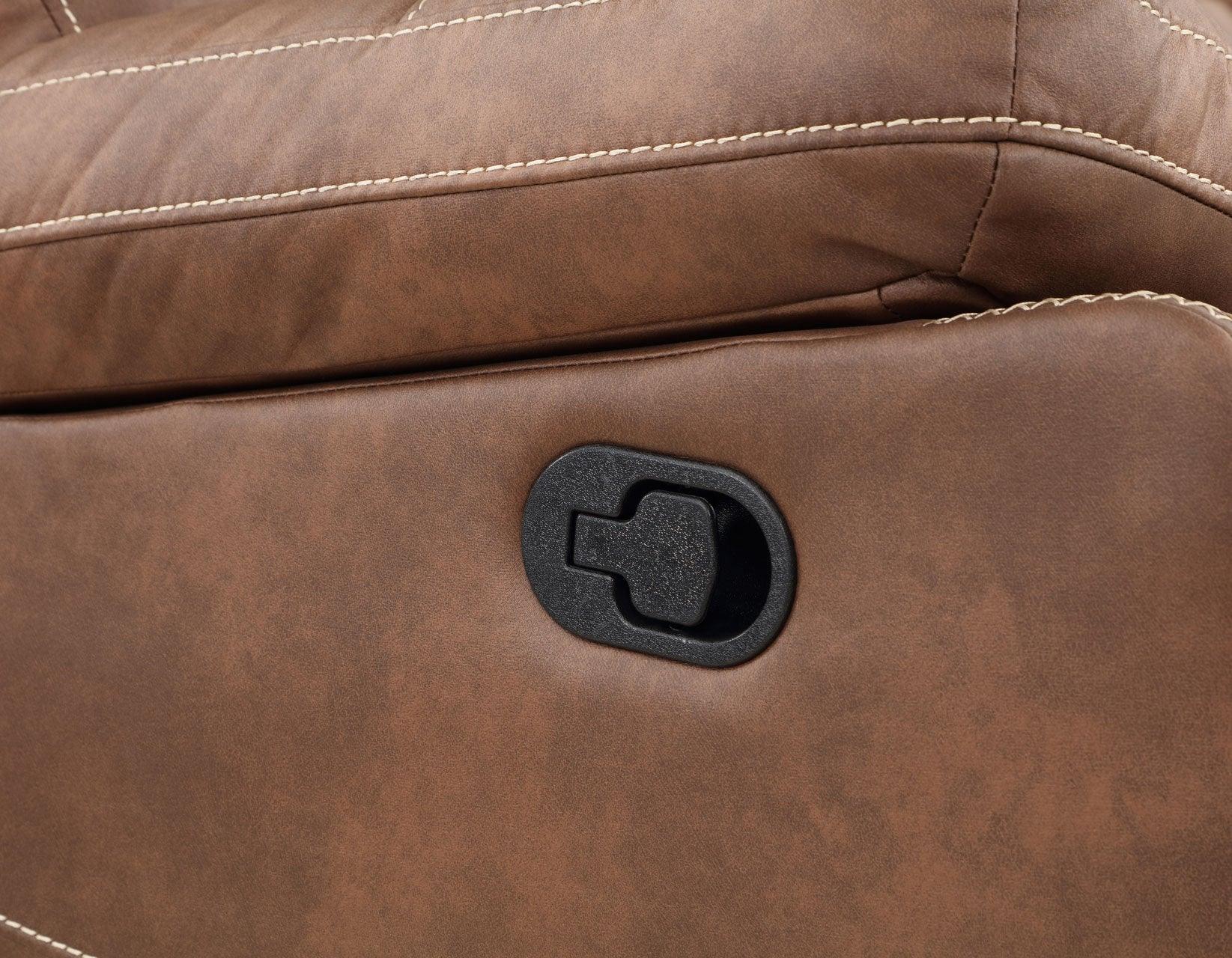 Rudger 3-Piece Brown Manual Motion Reclining Set - Image 16