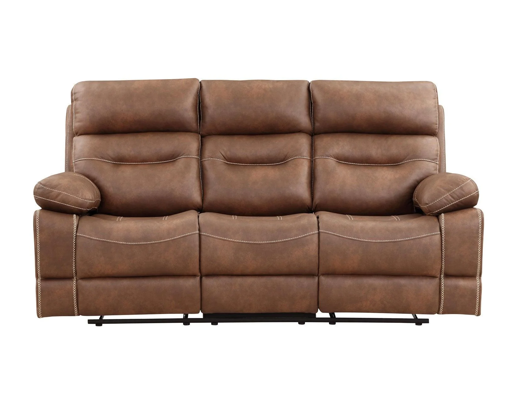 Rudger 3-Piece Brown Manual Motion Reclining Set - Image 7