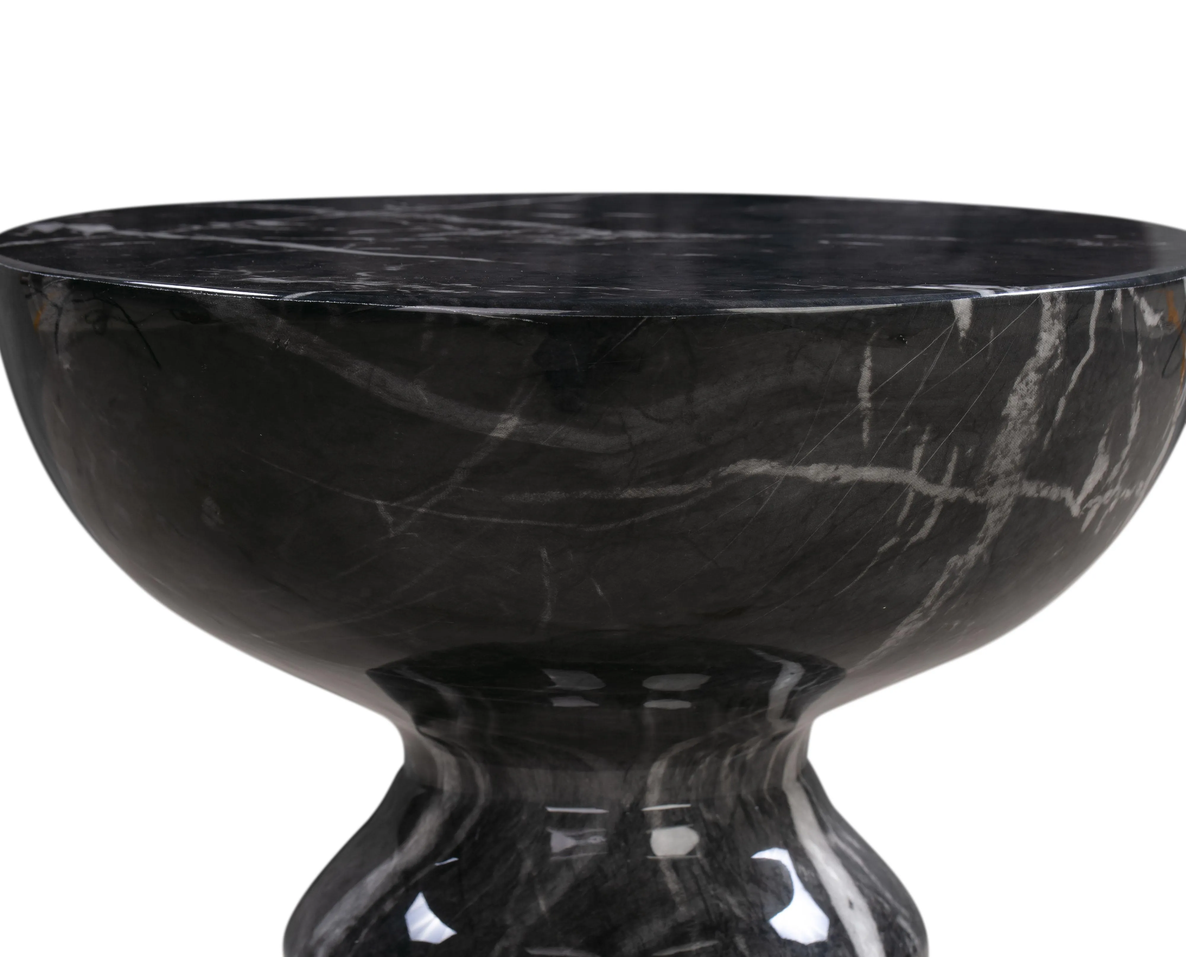 Rue Marble Indoor / Outdoor Round Side Table - Image 11