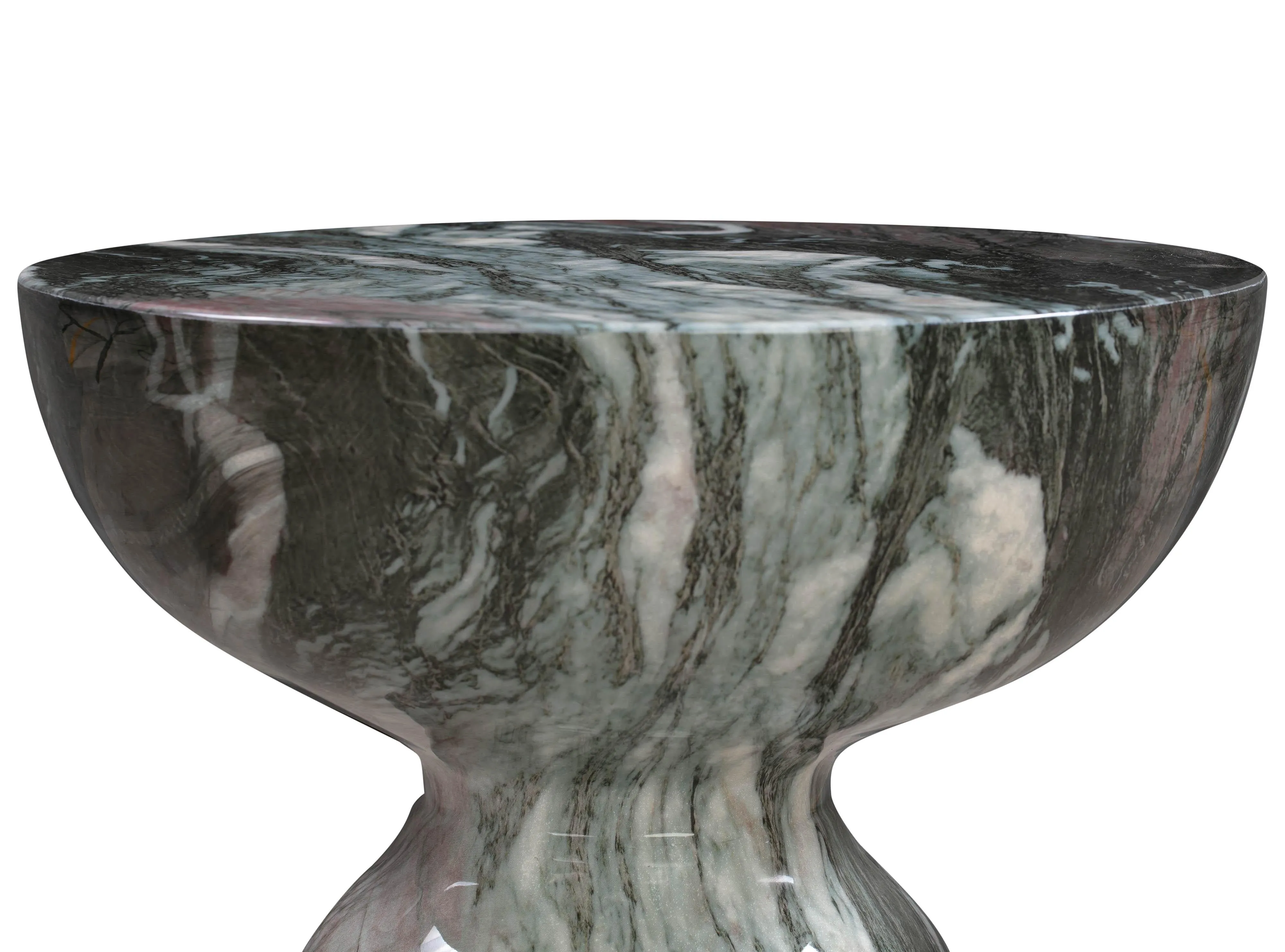 Rue Marble Indoor / Outdoor Round Side Table - Image 17