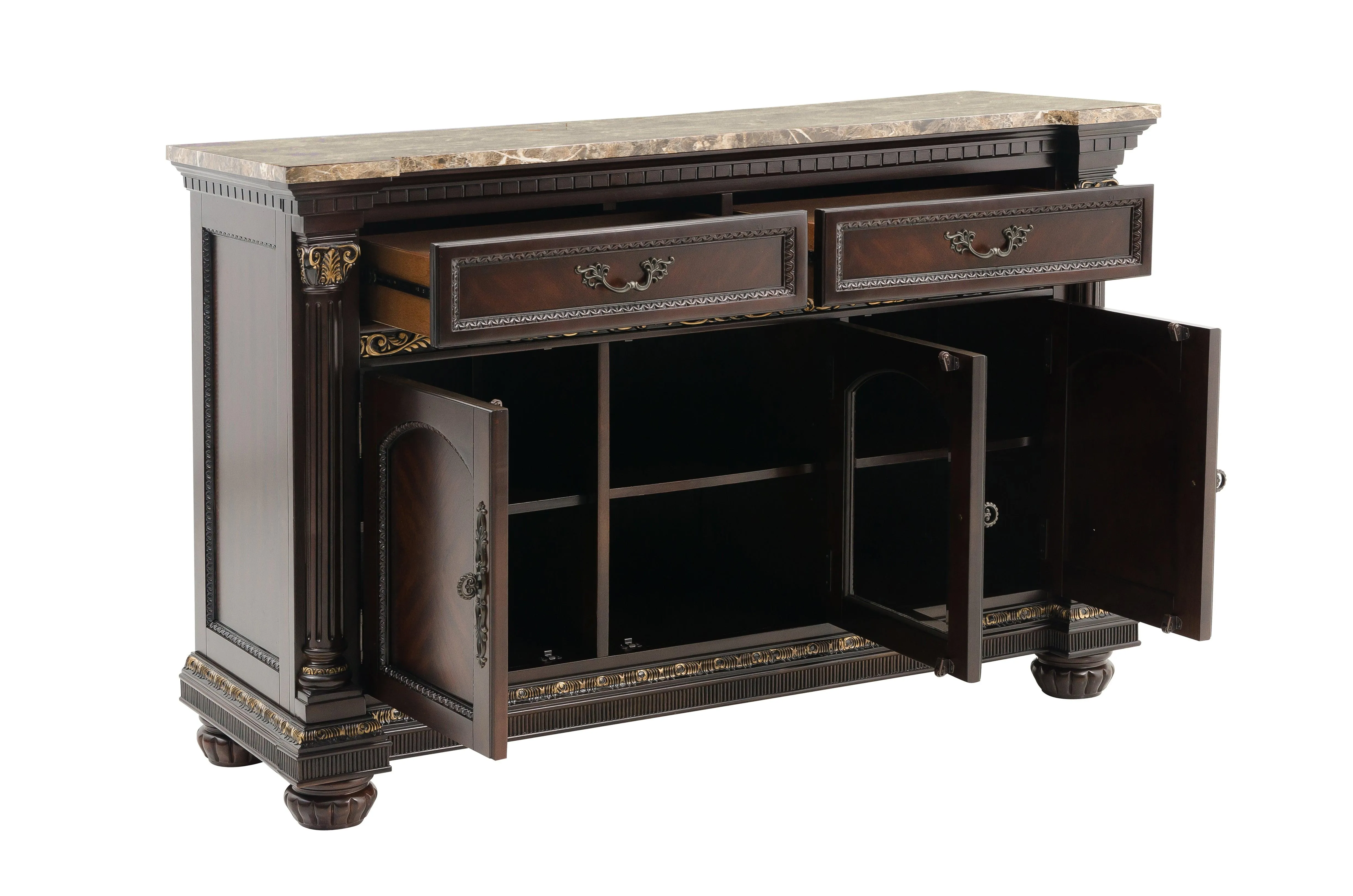 Russian Hill Warm Cherry Server - Image 4