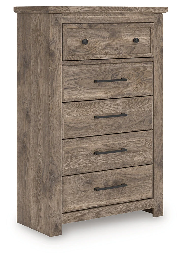 Rusticott Brown Chest of Drawers - Image 4