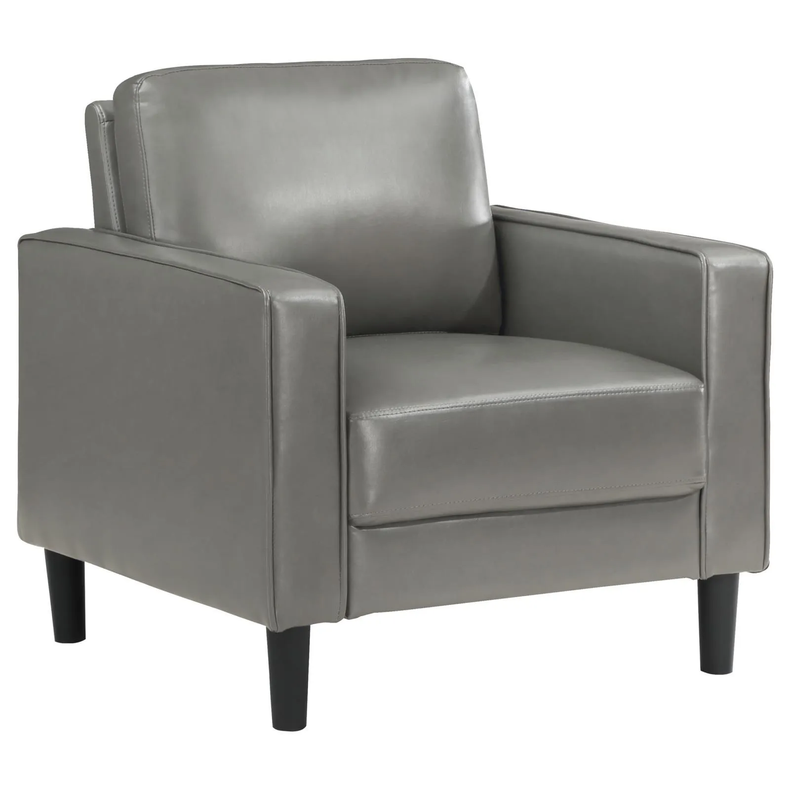 Ruth 3-piece Upholstered Track Arm Sofa Set Grey - Image 11
