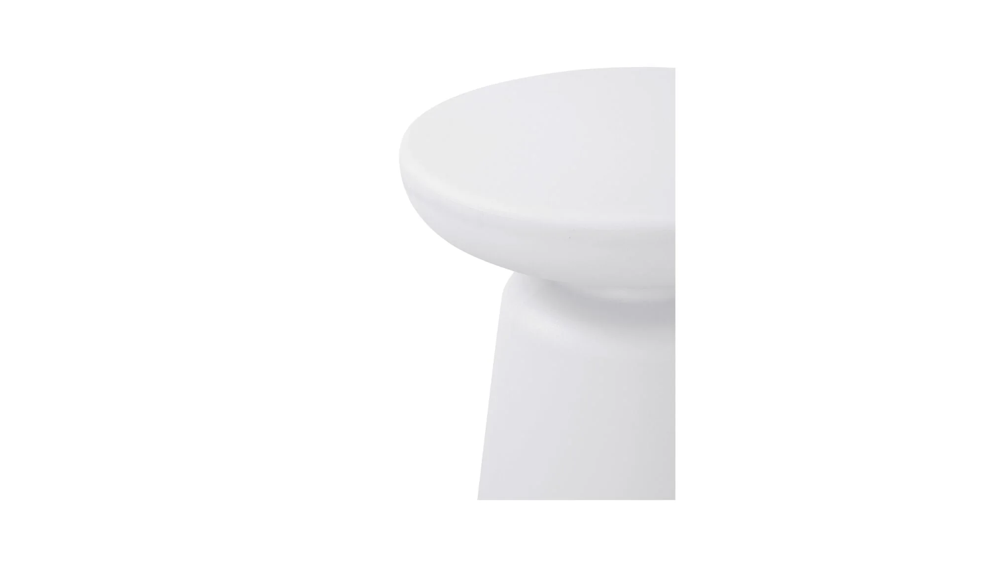 Ruth Outdoor Side Table White - Image 2
