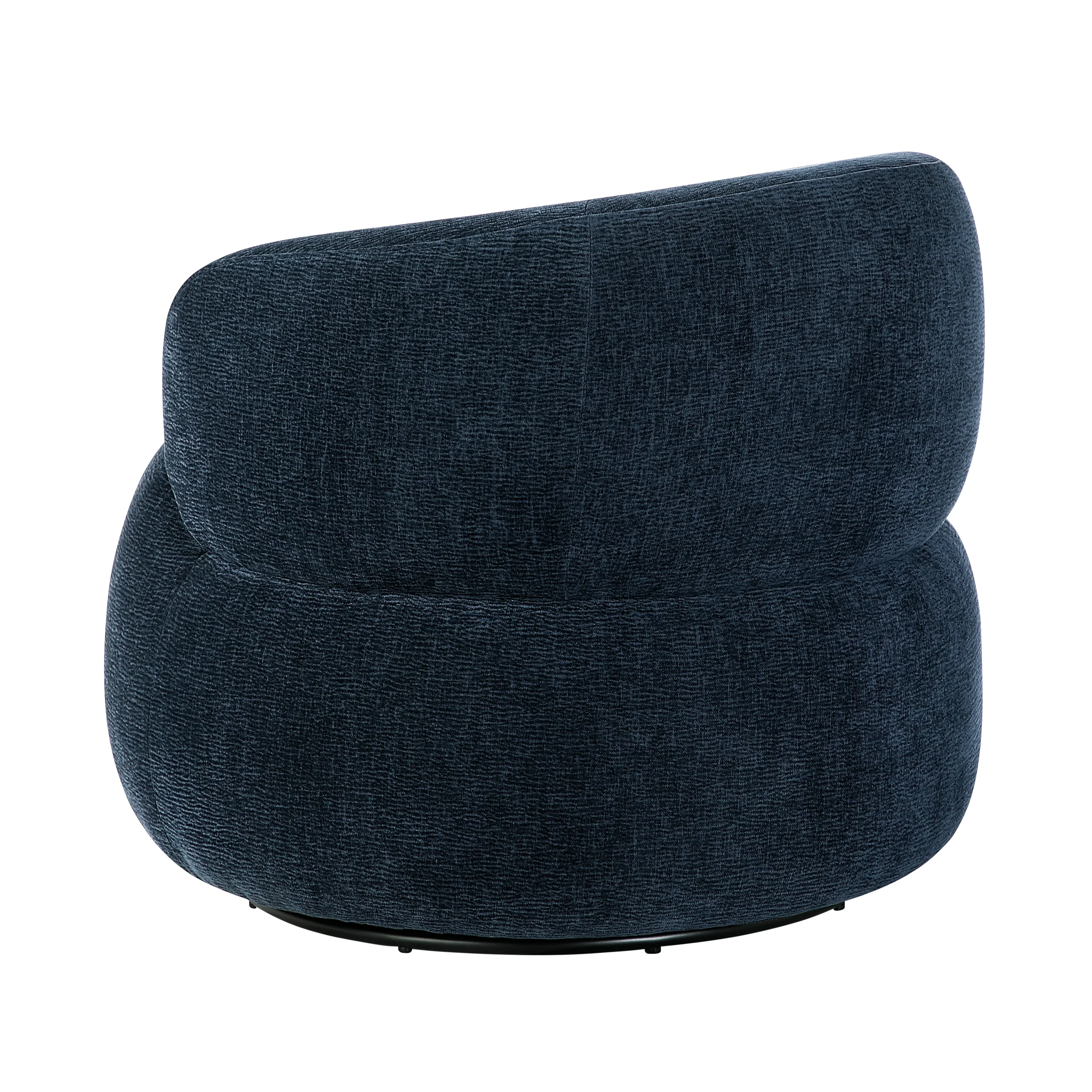 Ruvo Blue Swivel Accent Chair - Image 4