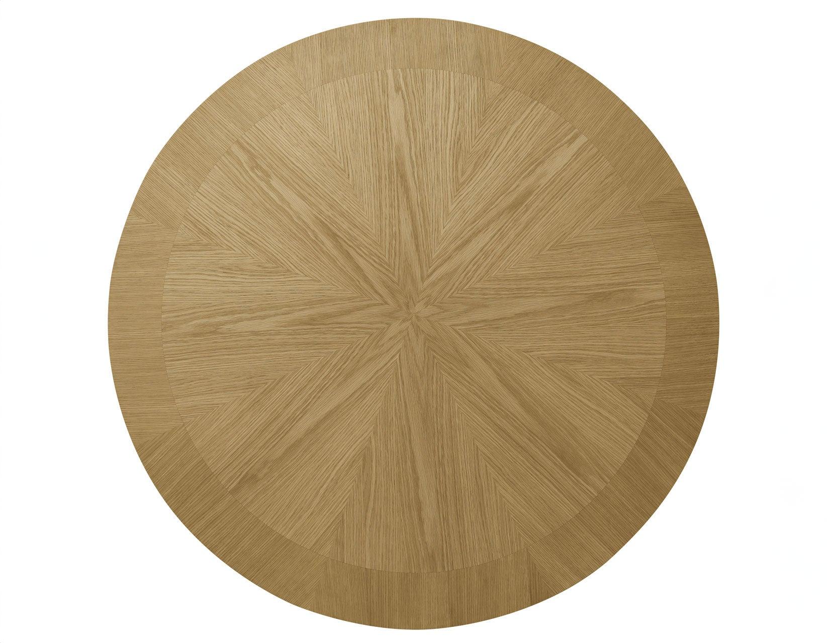 Rylie 48-inch Round Counter Dining Table with 4 Drawers, Natural Finish - Image 8