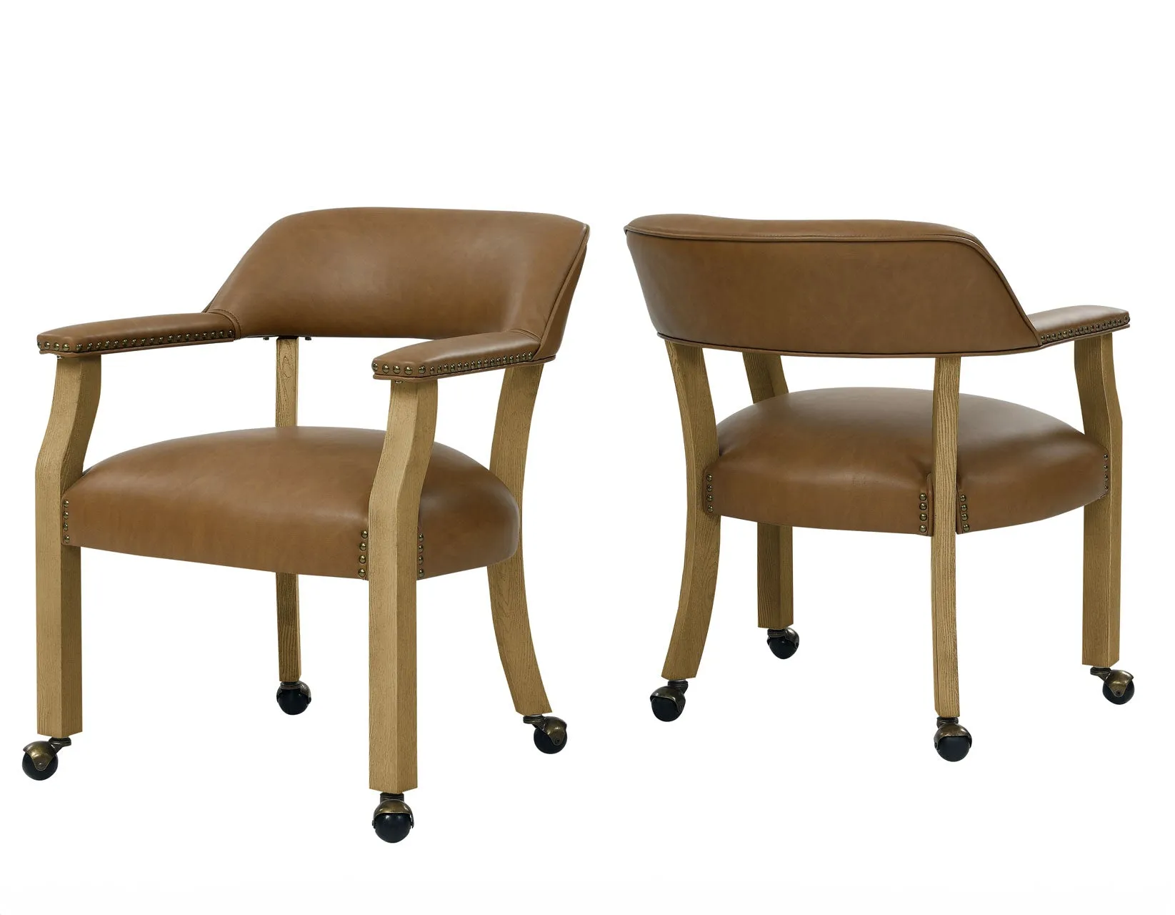 Rylie 6-Piece Game Dining Set, Natural Finish - Image 10