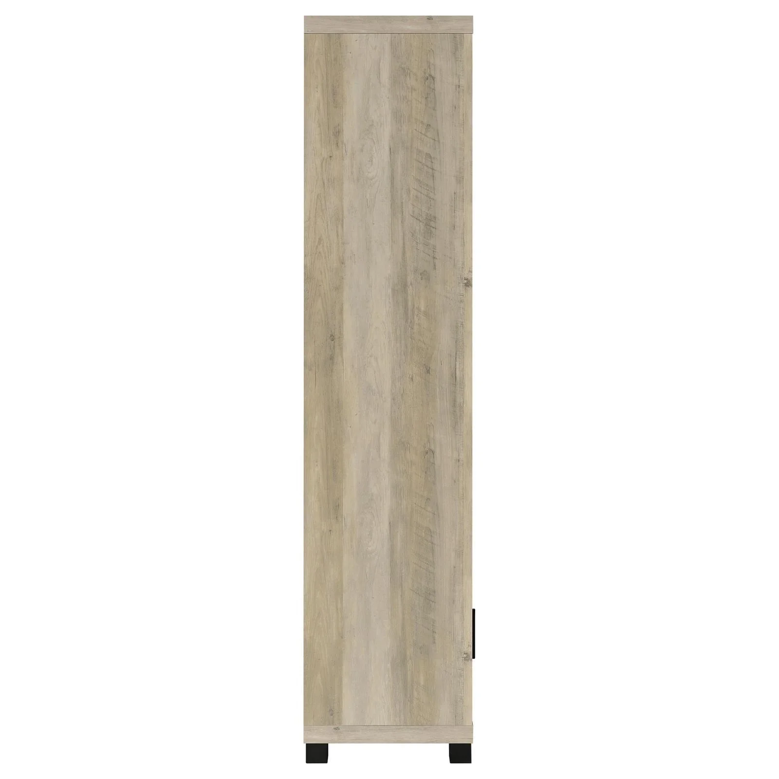 Sachin Antique Pine 3-shelf Media Tower With Storage Cabinet - Image 7