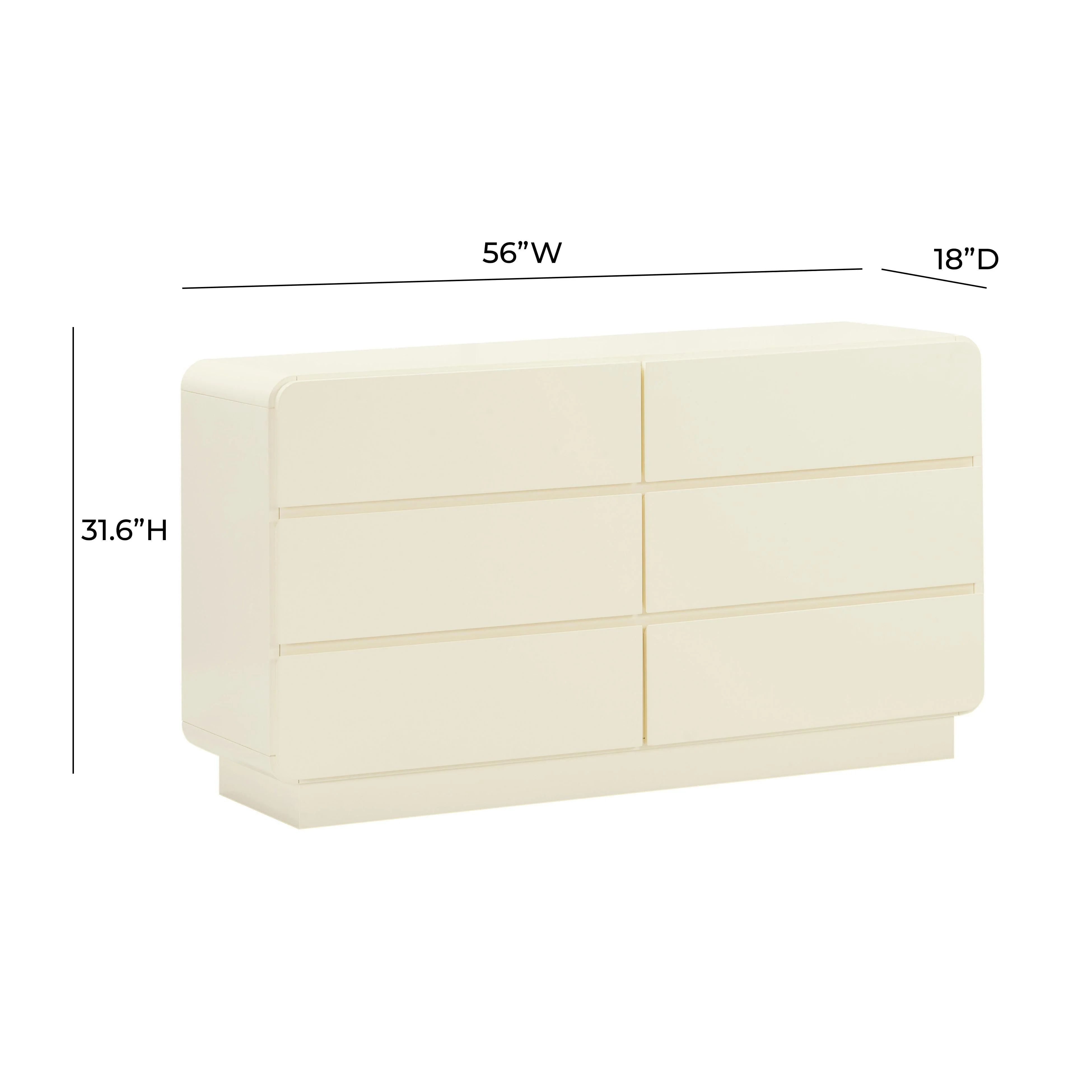 Sagura 6-Drawer Dresser - Image 8