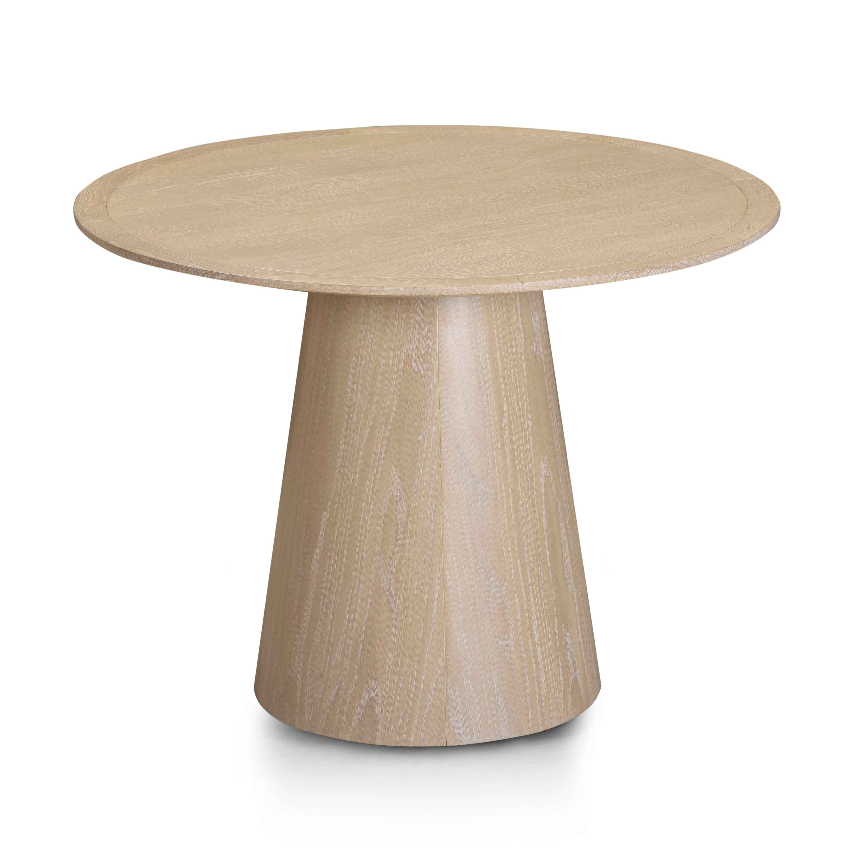 Sahara Round Oak Dining Table (41"-60") - Image 3