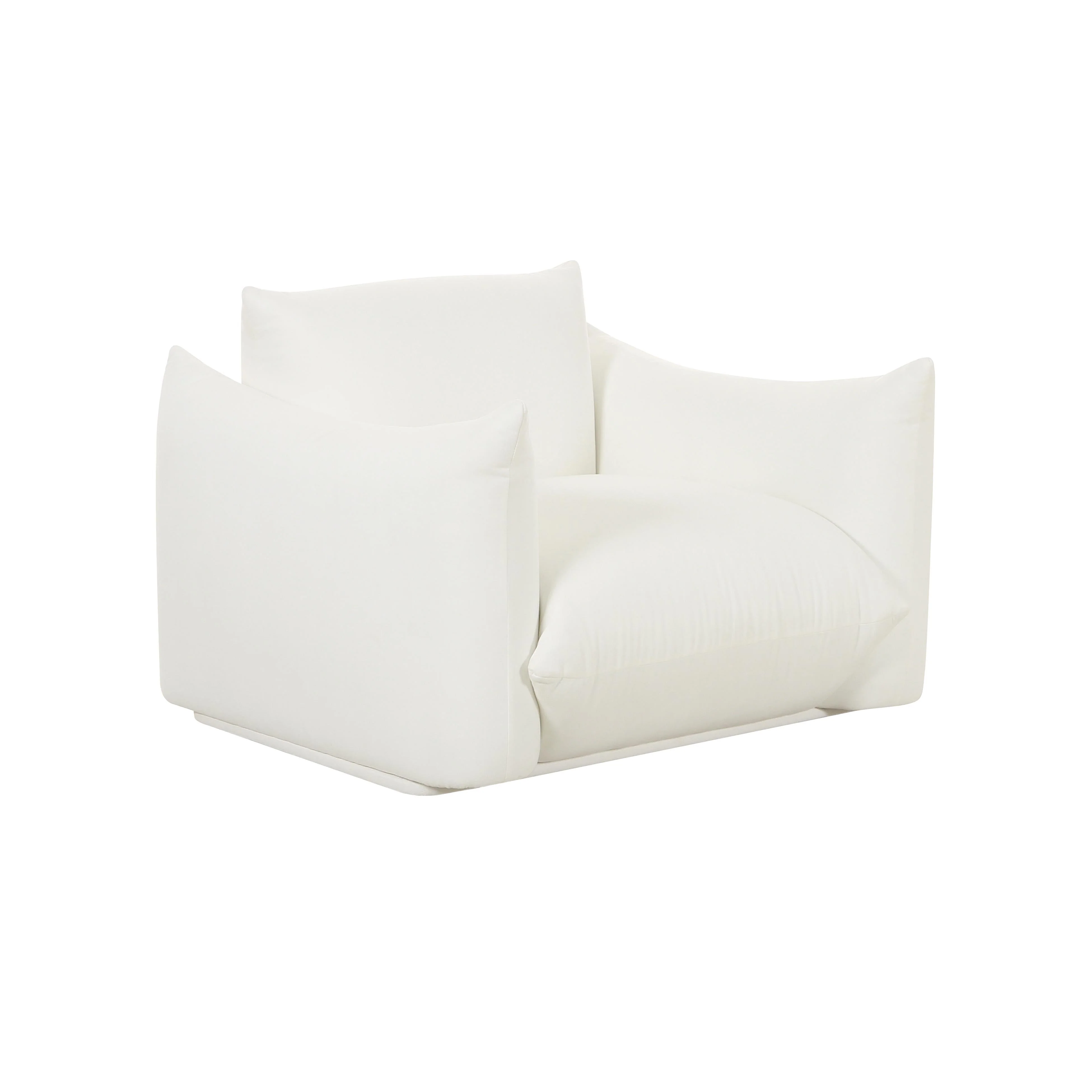 Saint Tropez Pearl Performance Fabric Stuffed Armchair - Image 2