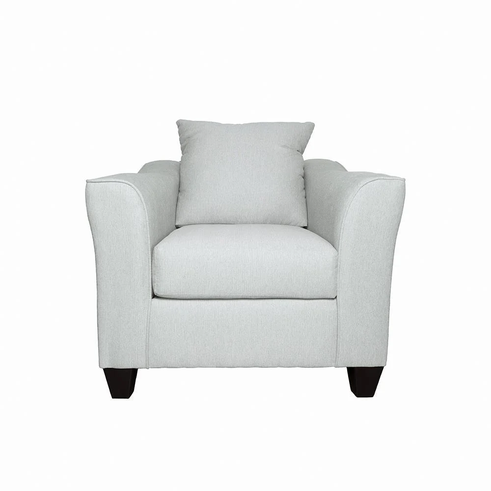 Salizar Gray Mist Upholstered Track Arm Fabric Accent Chair - Image 3