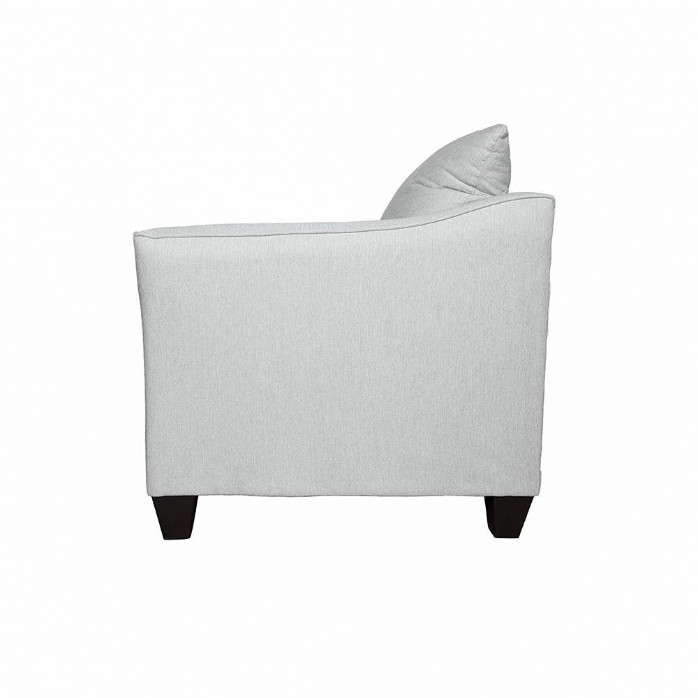 Salizar Gray Mist Upholstered Track Arm Fabric Accent Chair - Image 5