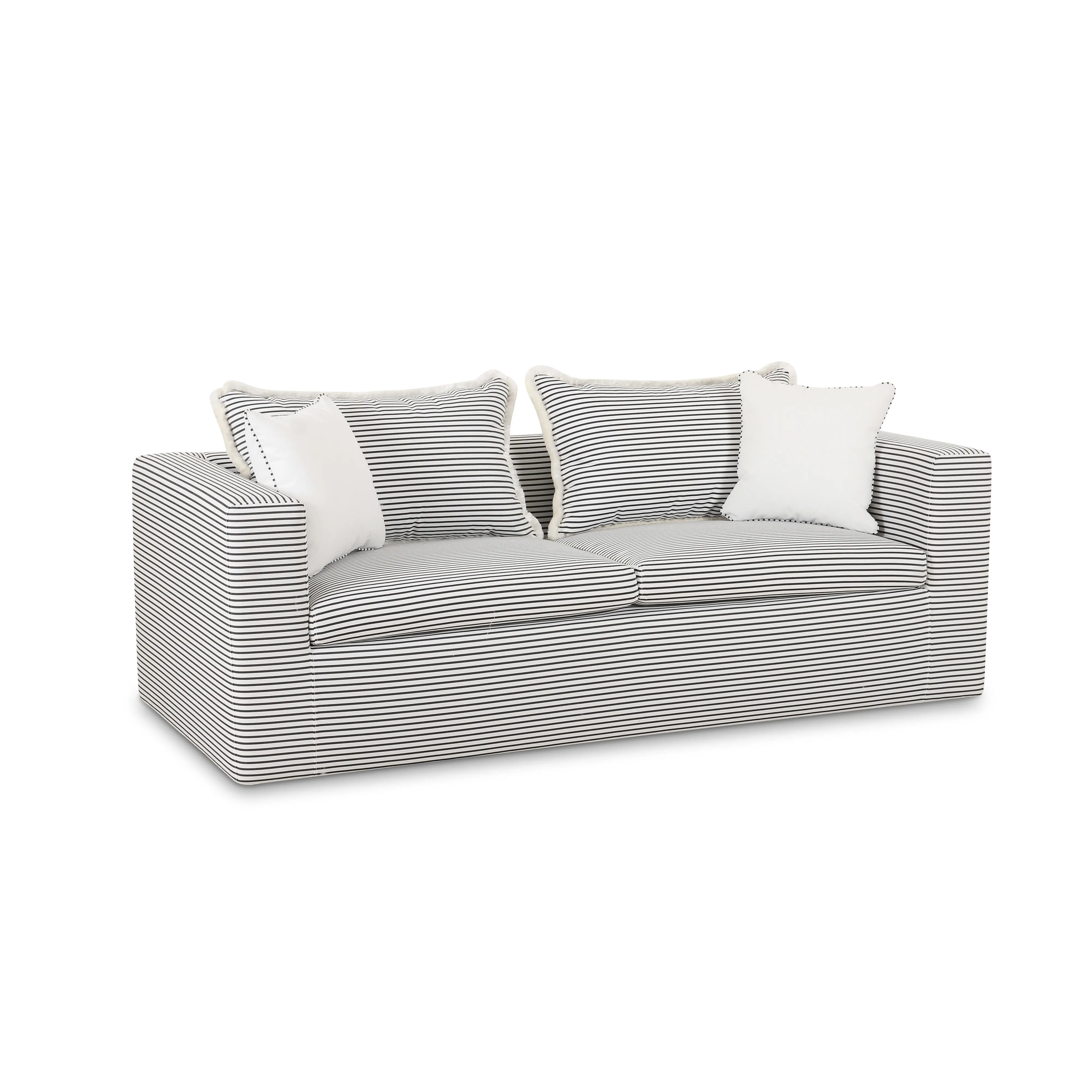 Salty Striped Outdoor Sofa - Image 16