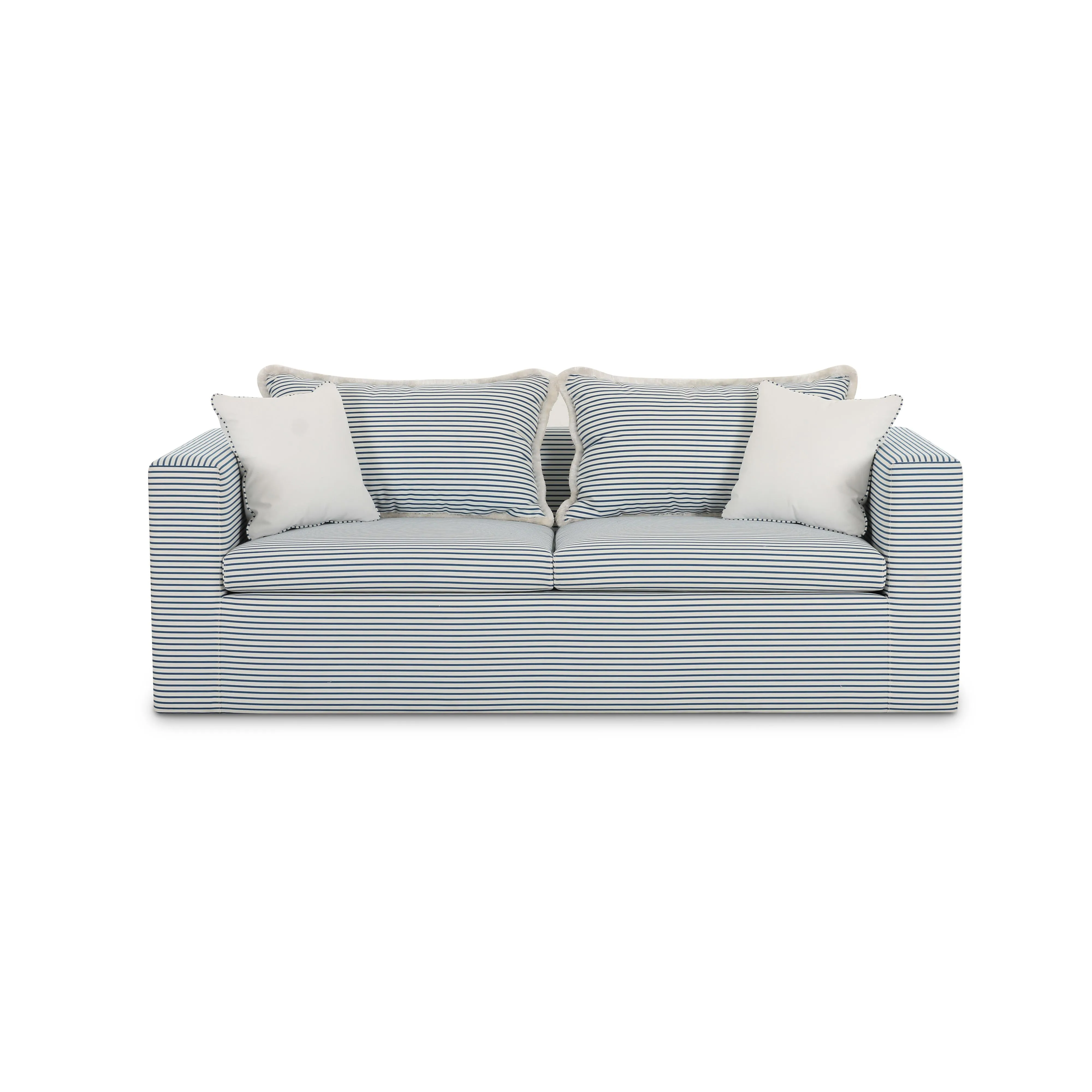 Salty Striped Outdoor Sofa - Image 7