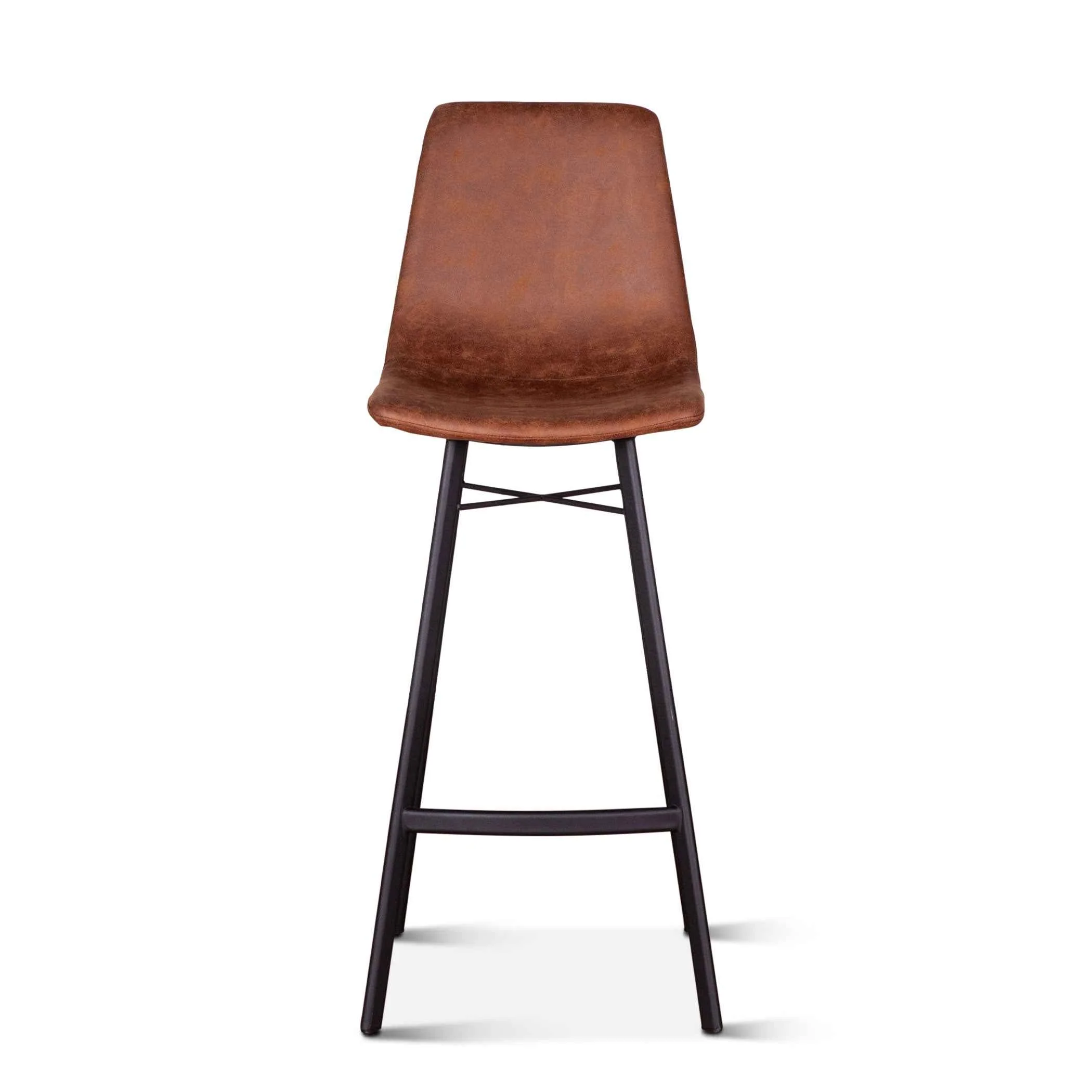 Sam 18" Bar Chair in Trapper Brown Microfiber - Image 7