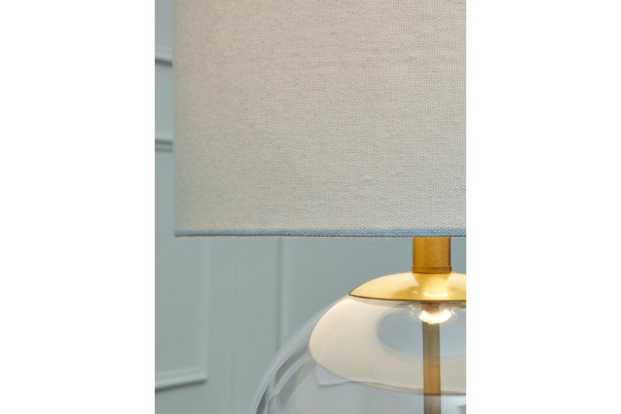 Samder Clear/Brass Finish Table Lamp - Image 2